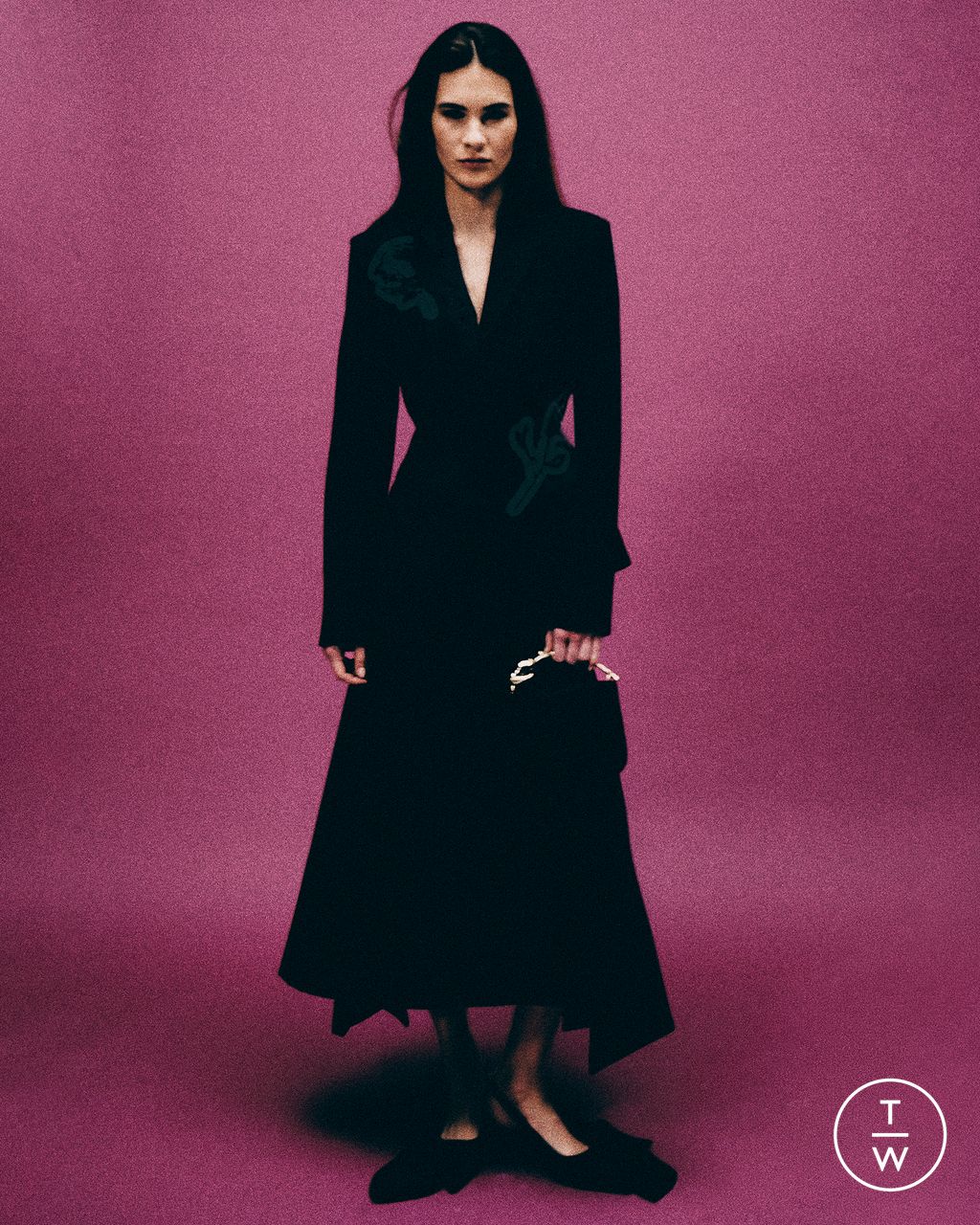 Fashion Week London Pre-Fall 2025 look 14 from the Erdem collection womenswear