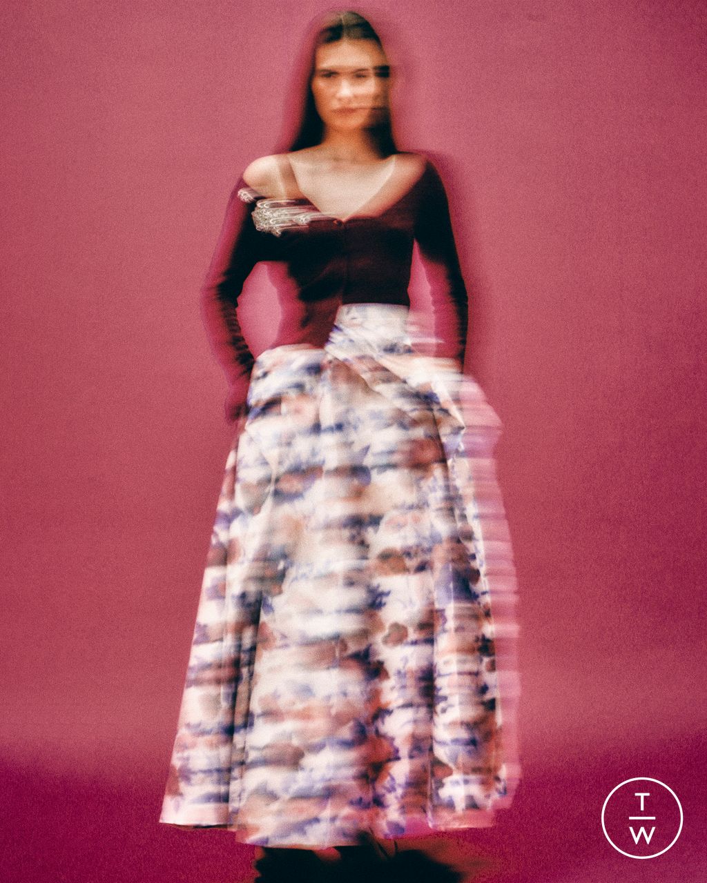 Fashion Week London Pre-Fall 2025 look 26 from the Erdem collection womenswear