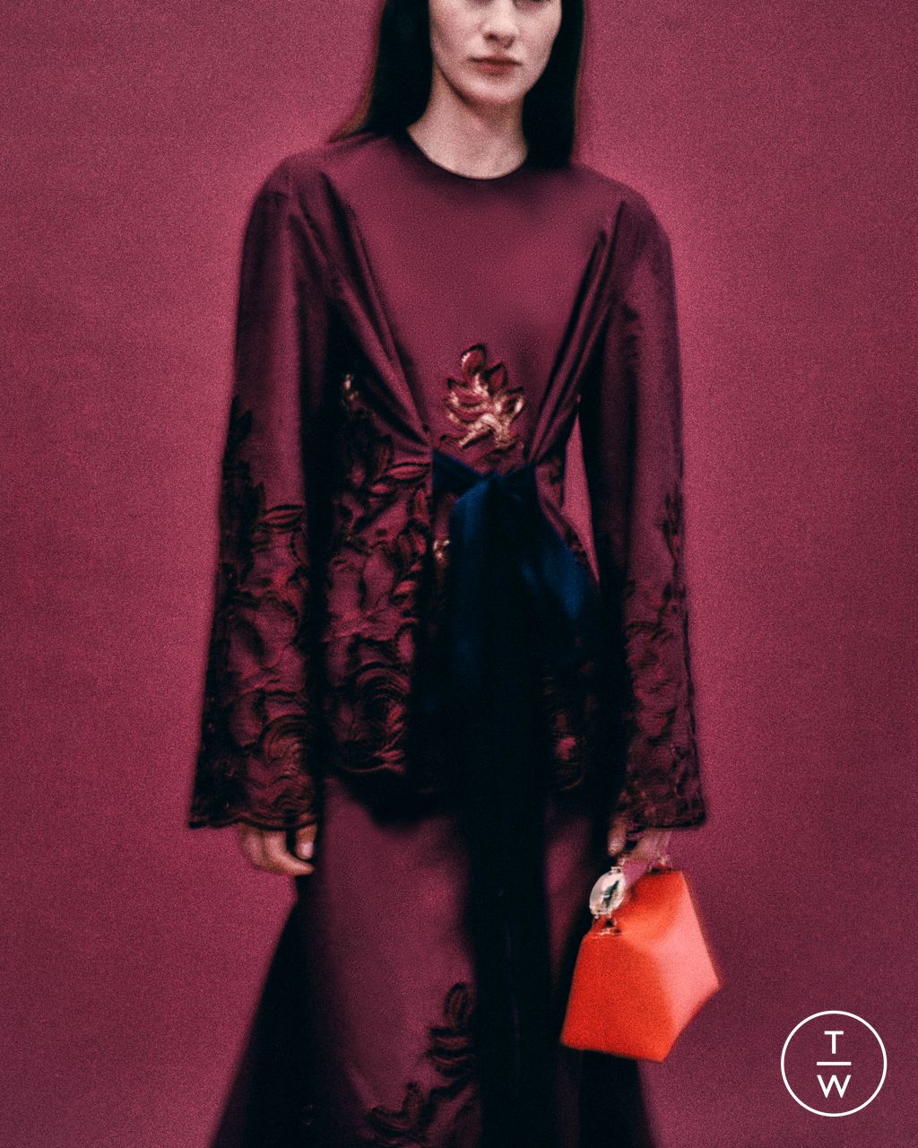 Fashion Week London Pre-Fall 2025 look 28 from the Erdem collection womenswear