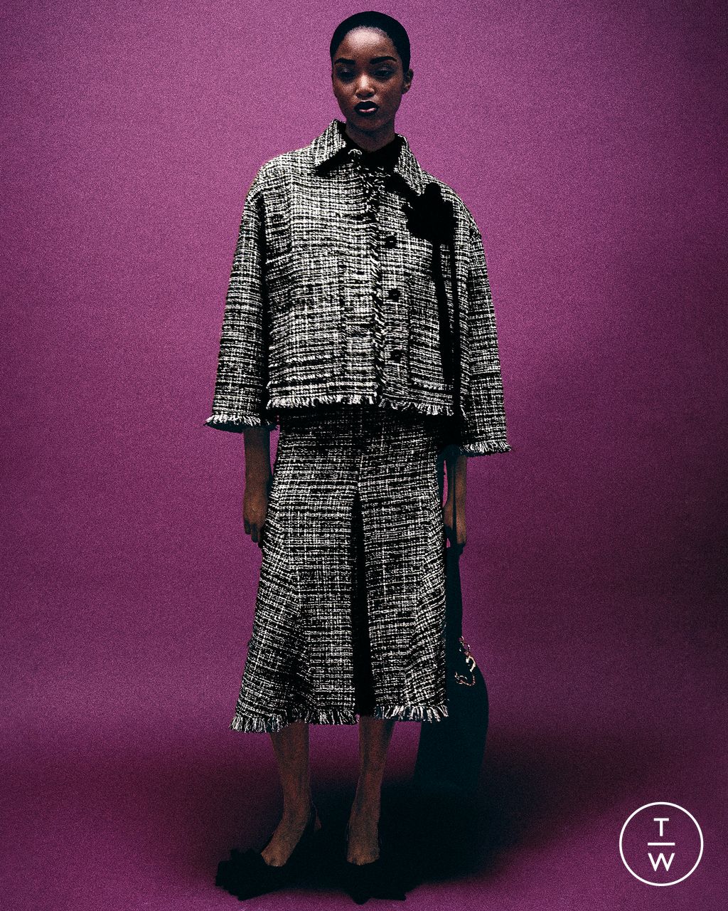 Fashion Week London Pre-Fall 2025 look 33 from the Erdem collection womenswear