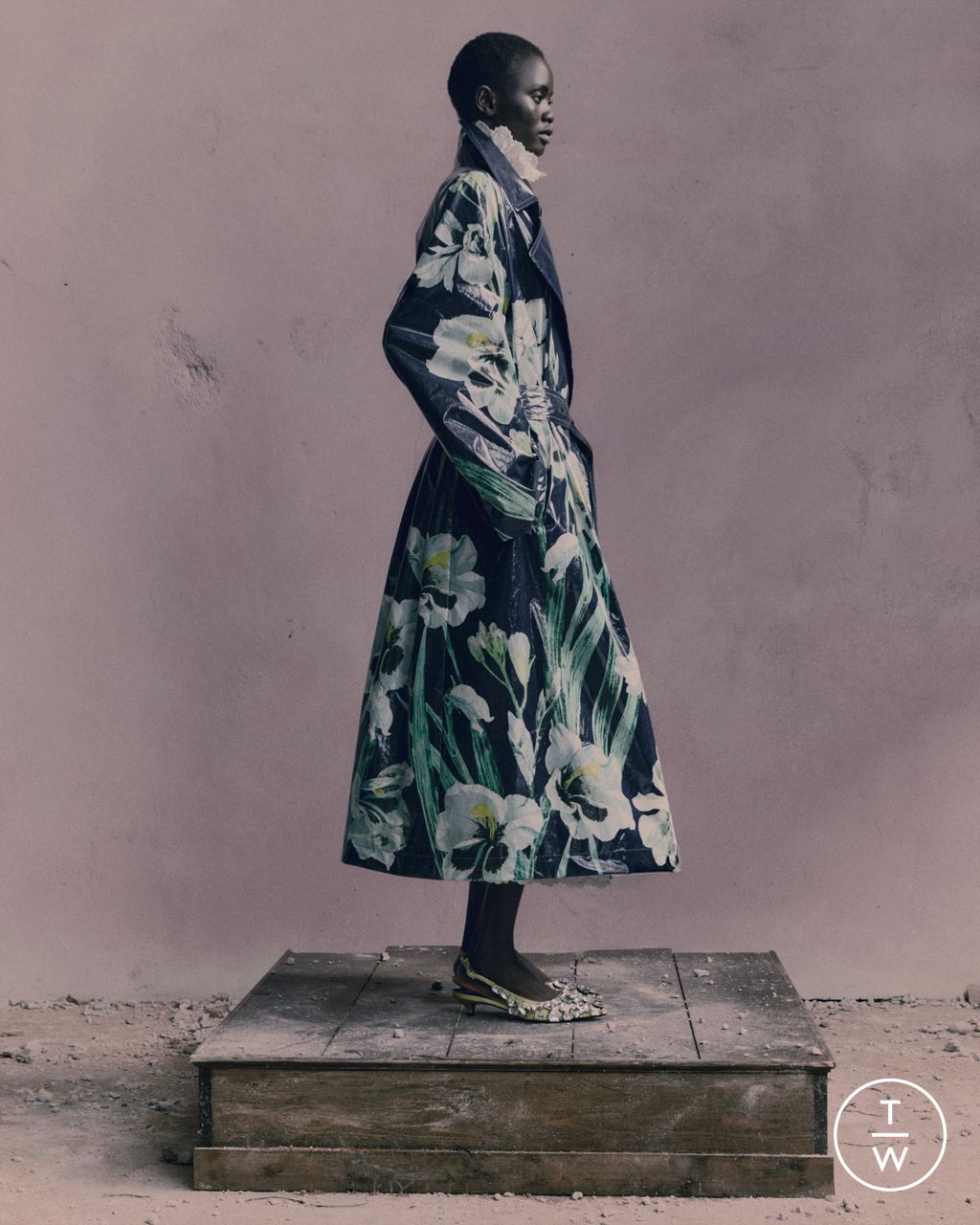 Fashion Week London Pre-Fall 2026 look 3 de la collection Erdem womenswear