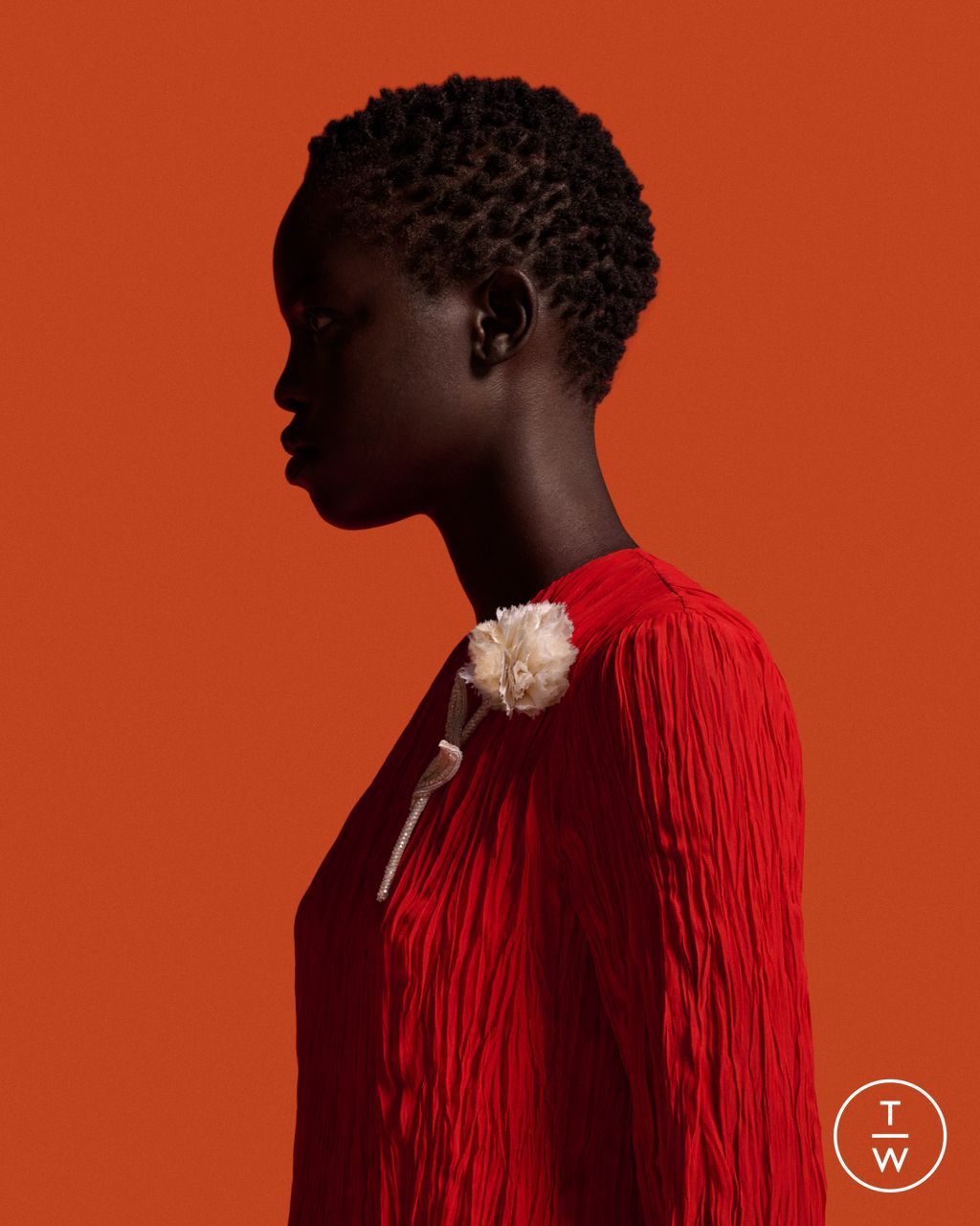 Fashion Week London Resort 2025 look 13 from the Erdem collection womenswear