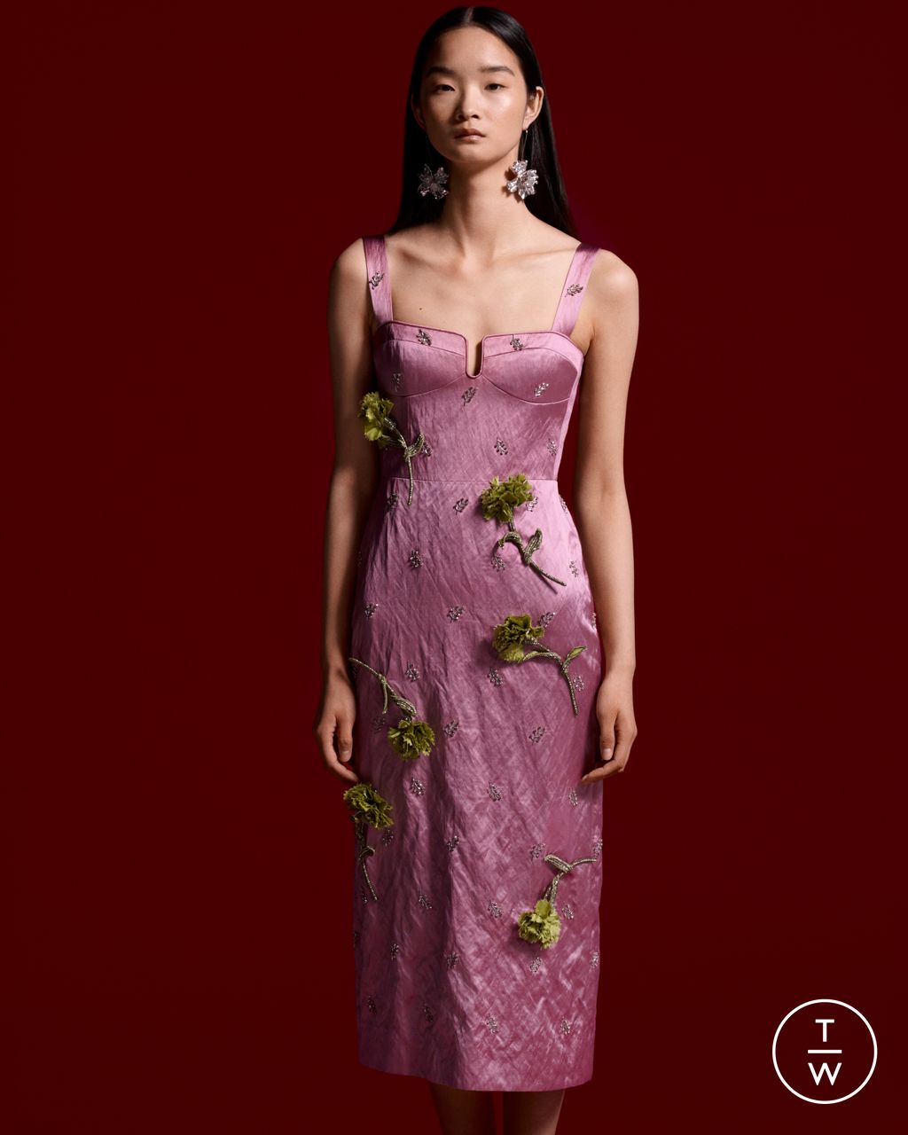 Fashion Week London Resort 2025 look 2 from the Erdem collection 女装