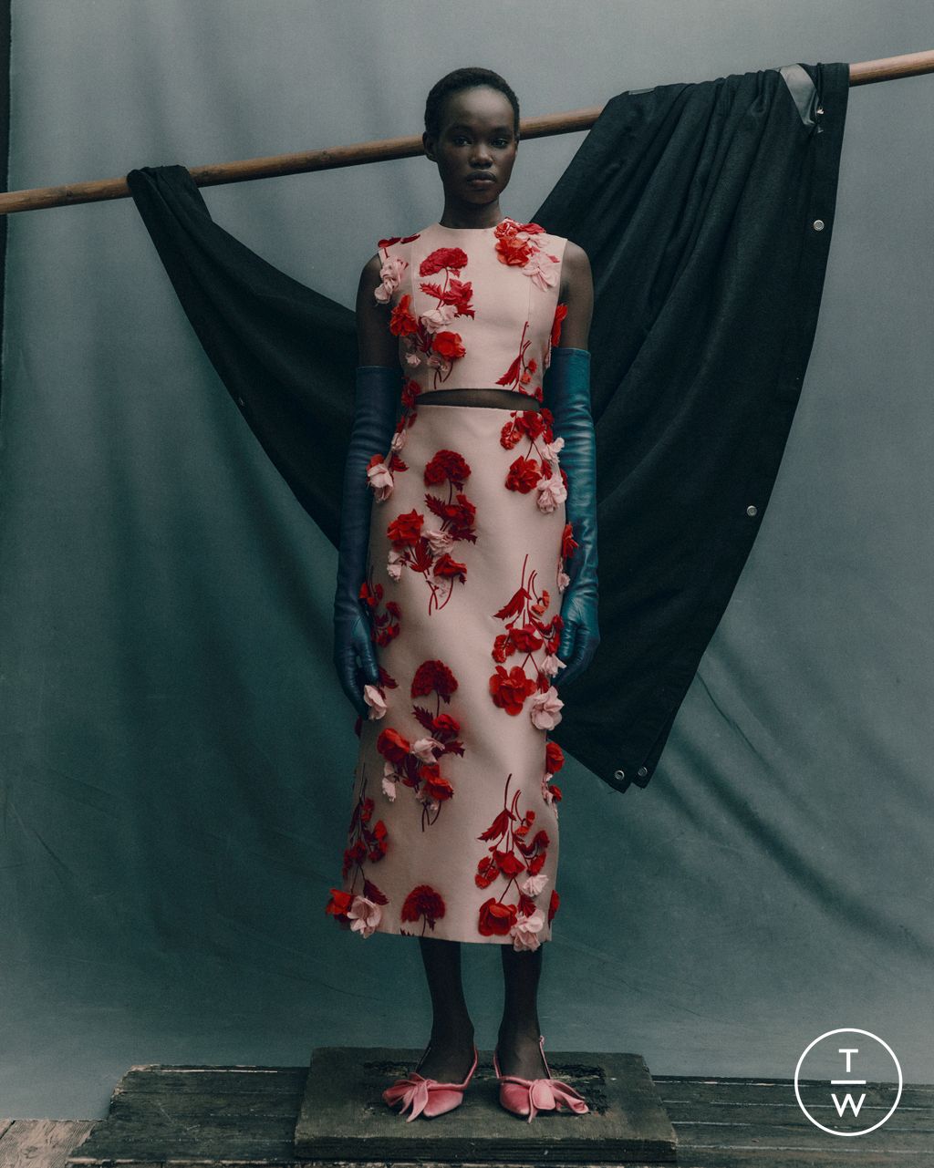 Fashion Week London Resort 2026 look 20 from the Erdem collection womenswear