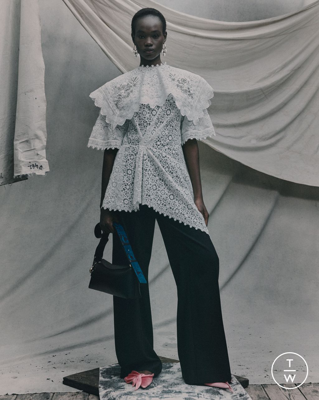 Fashion Week London Resort 2026 look 3 from the Erdem collection womenswear