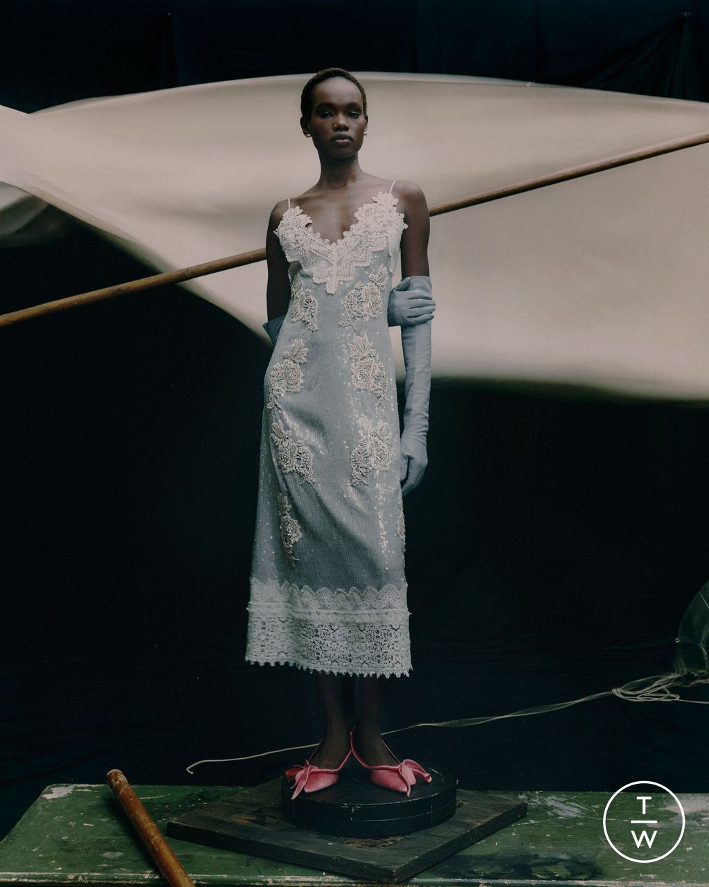 Fashion Week London Resort 2026 look 5 from the Erdem collection womenswear