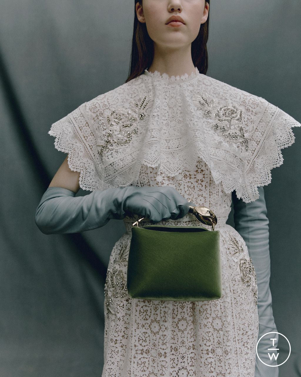 Fashion Week London Resort 2026 look 6 from the Erdem collection womenswear