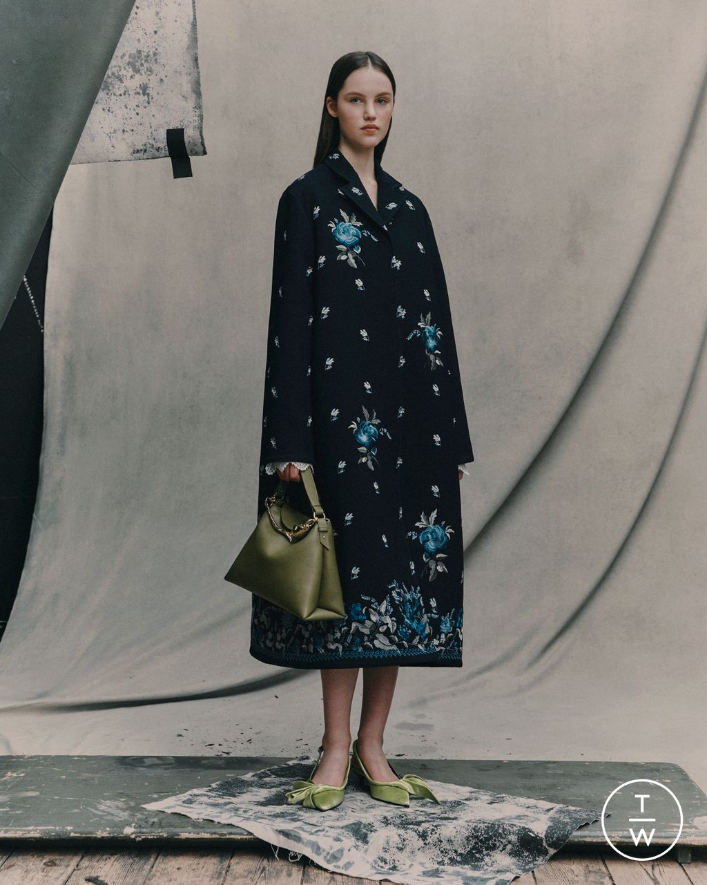 Fashion Week London Resort 2026 look 8 from the Erdem collection womenswear