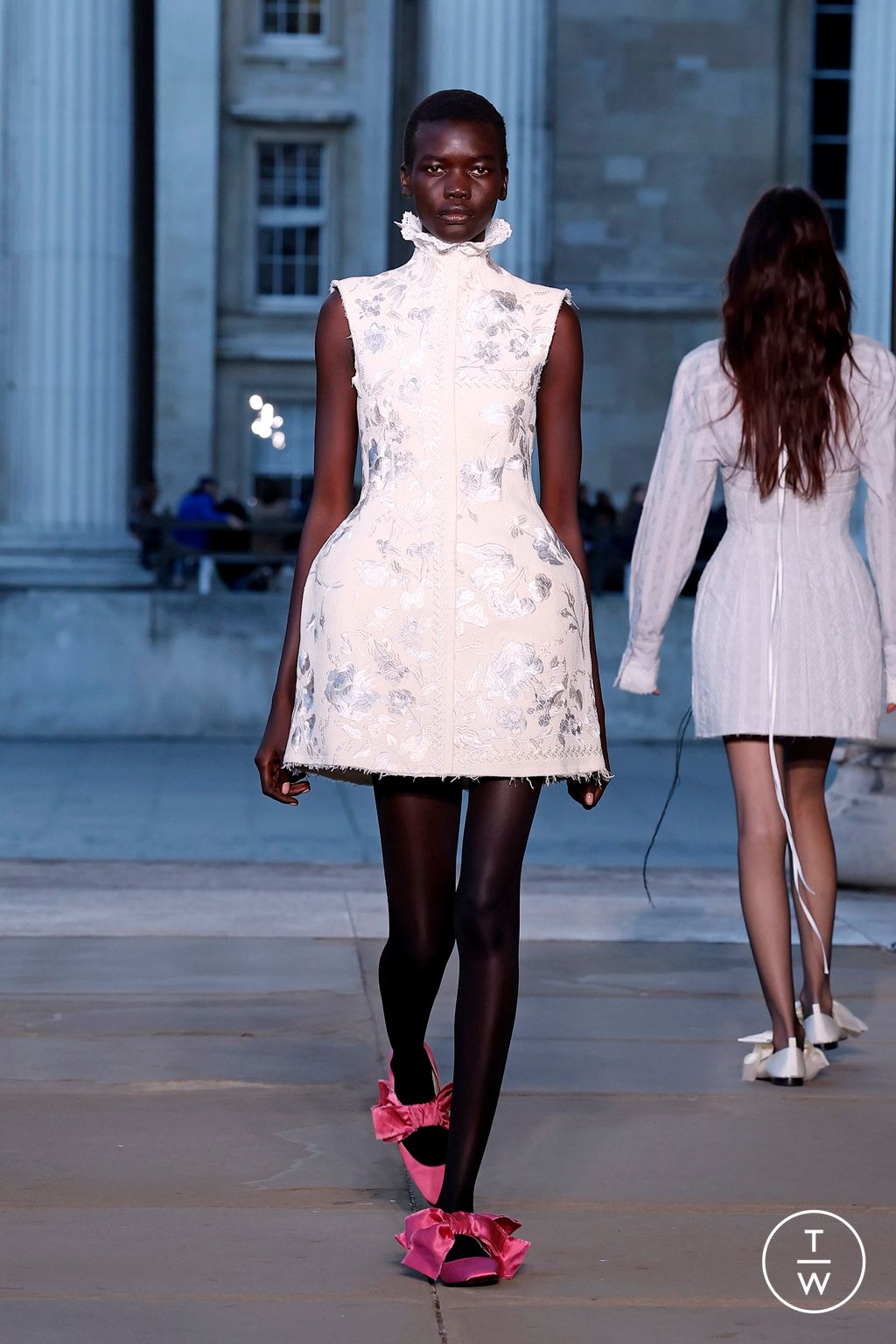 Fashion Week London Spring/Summer 2026 look 7 from the Erdem collection womenswear