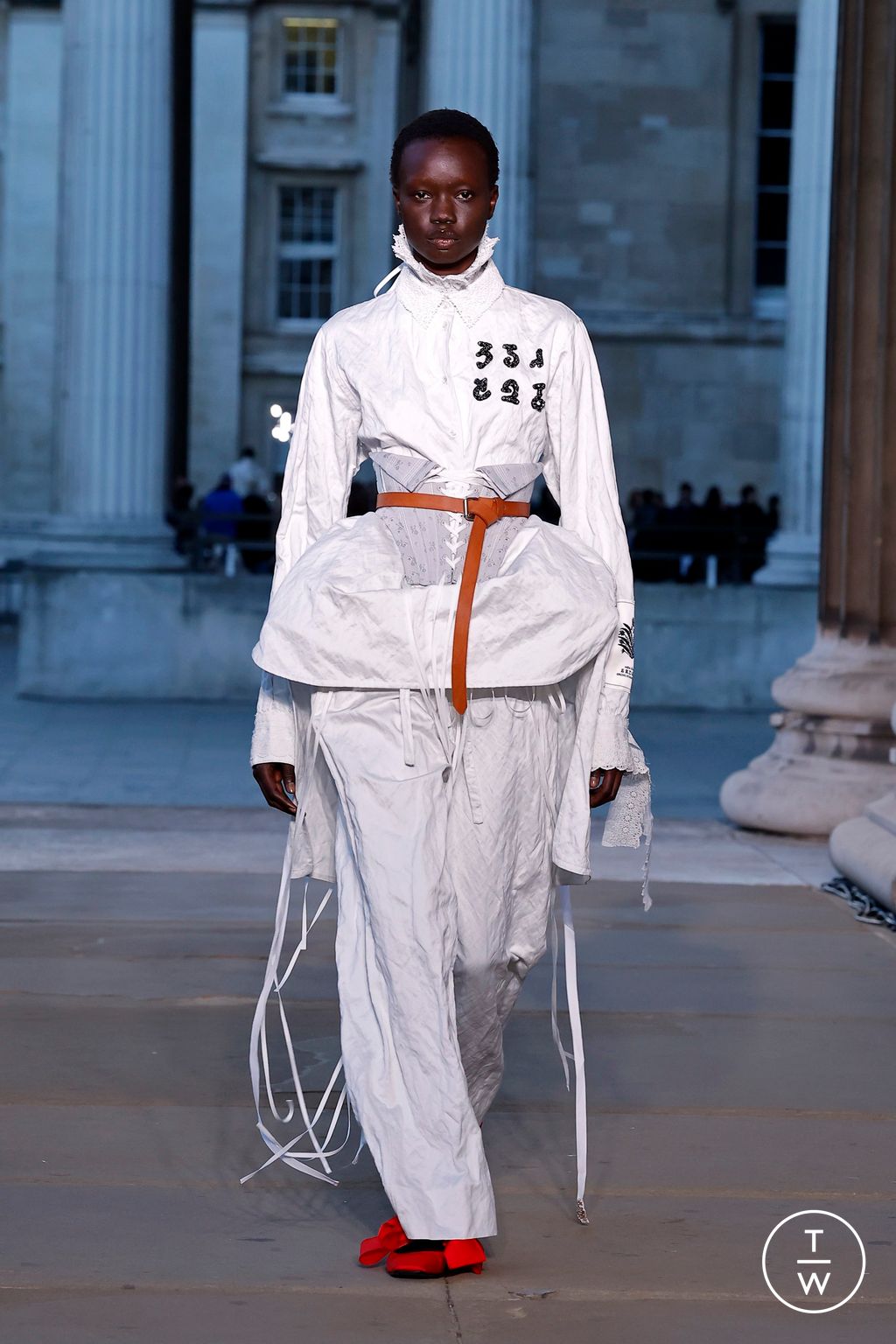 Fashion Week London Spring/Summer 2026 look 14 from the Erdem collection womenswear