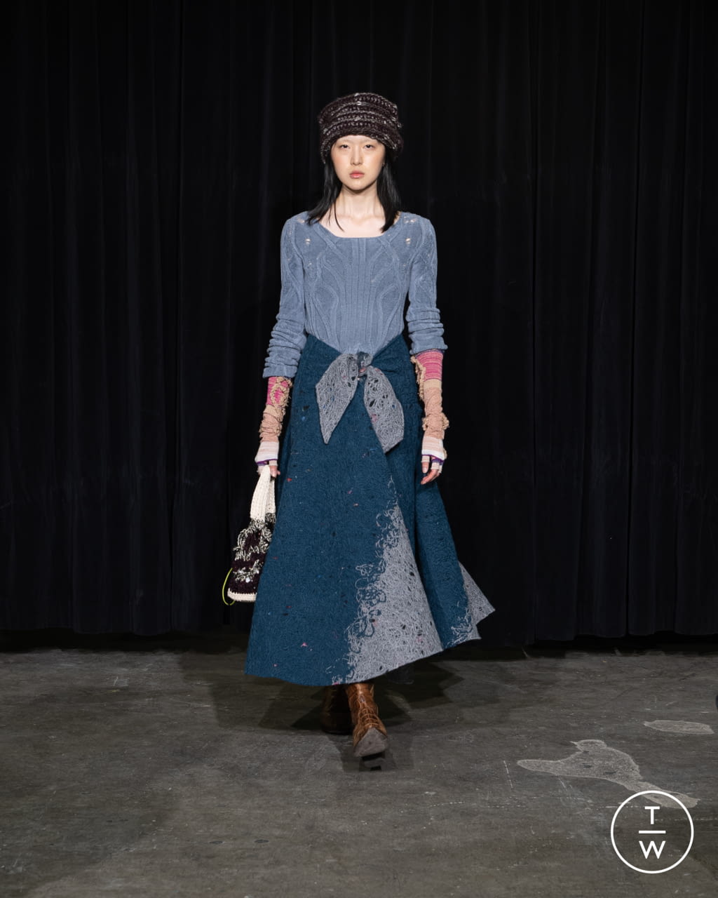 Fashion Week Milan Fall/Winter 2022 look 3 from the Vitelli collection womenswear