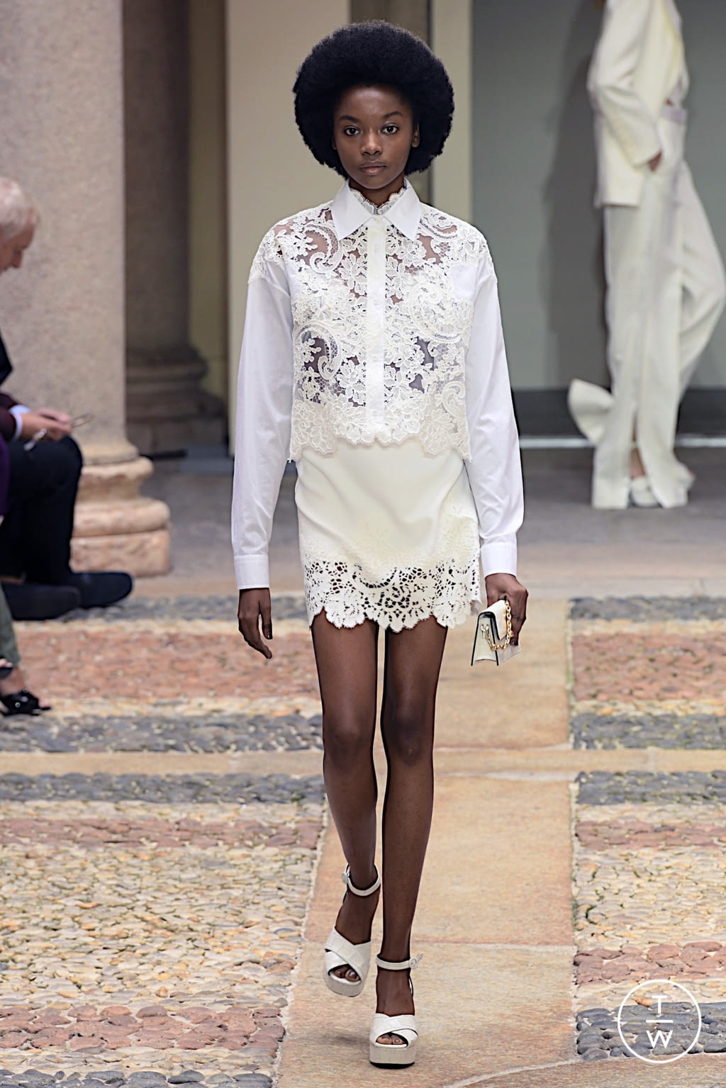 Fashion Week Milan Spring/Summer 2022 look 13 from the Ermanno Scervino collection womenswear