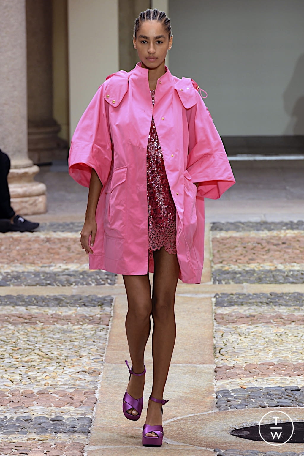 Fashion Week Milan Spring/Summer 2022 look 40 from the Ermanno Scervino collection womenswear