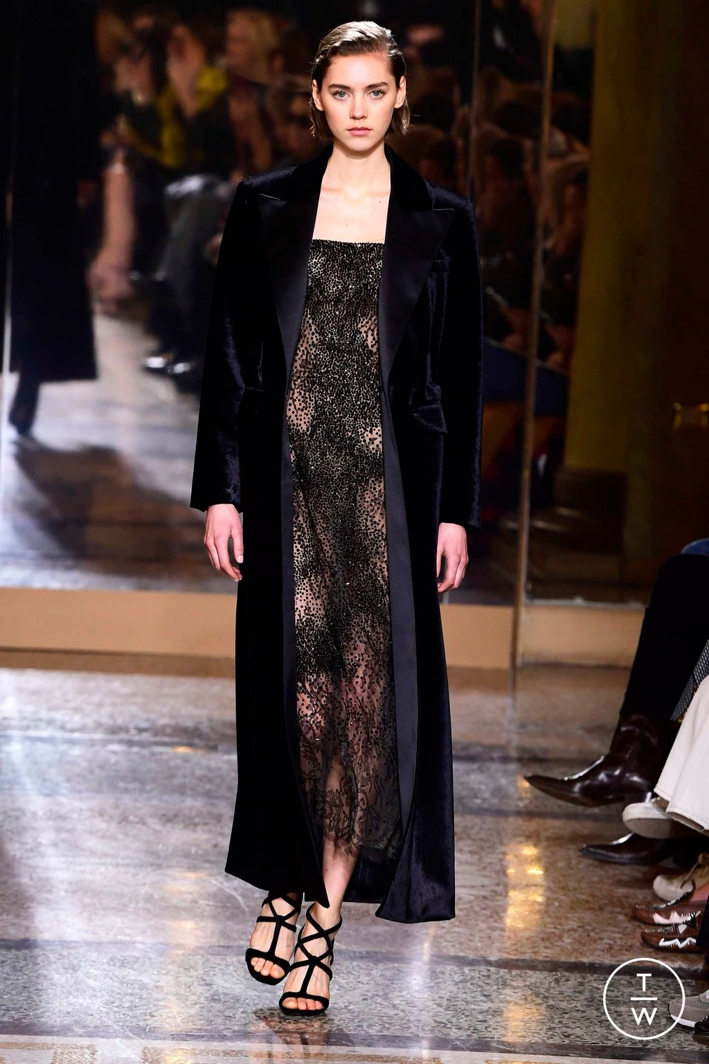 Fashion Week Milan Fall/Winter 2023 look 51 from the Ermanno Scervino collection womenswear