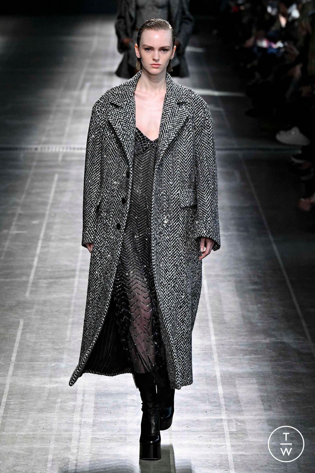 Fashion Week Milan Fall/Winter 2024 look 4 from the Ermanno Scervino collection womenswear