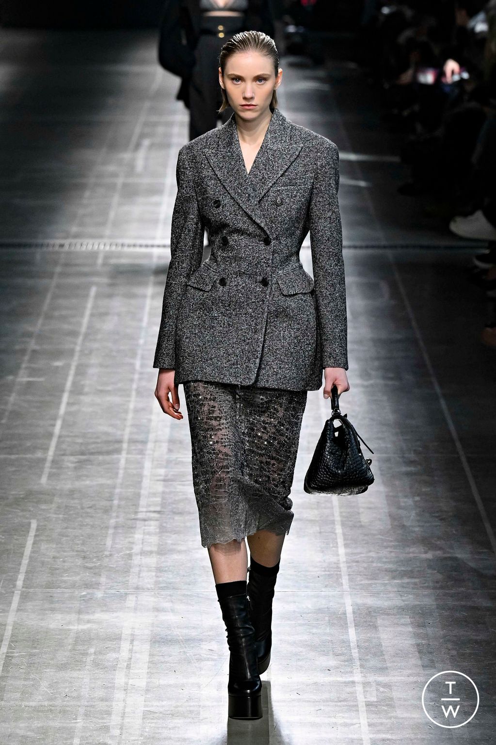 Fashion Week Milan Fall/Winter 2024 look 7 from the Ermanno Scervino collection womenswear