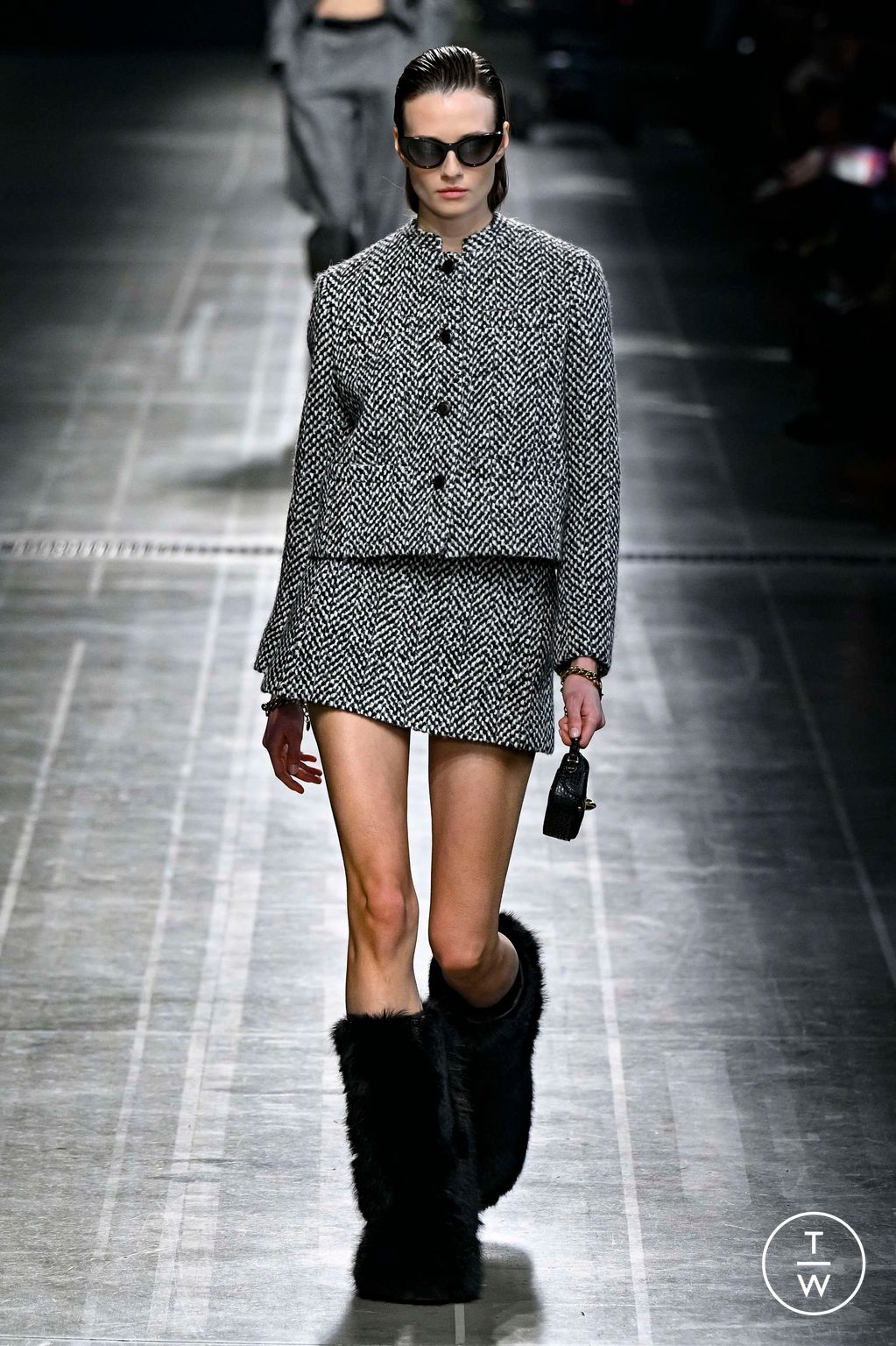 Fashion Week Milan Fall/Winter 2024 look 11 from the Ermanno Scervino collection womenswear