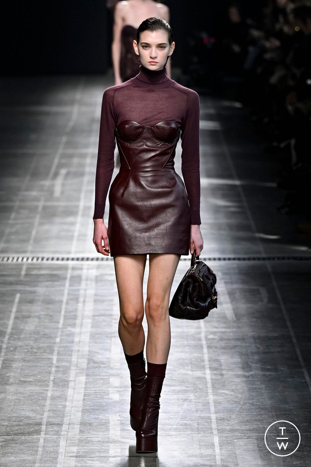 Fashion Week Milan Fall/Winter 2024 look 27 from the Ermanno Scervino collection womenswear