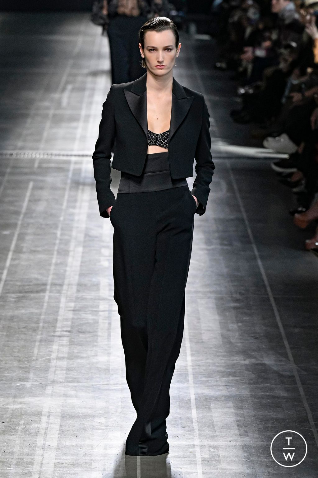 Fashion Week Milan Fall/Winter 2024 look 48 from the Ermanno Scervino collection 女装
