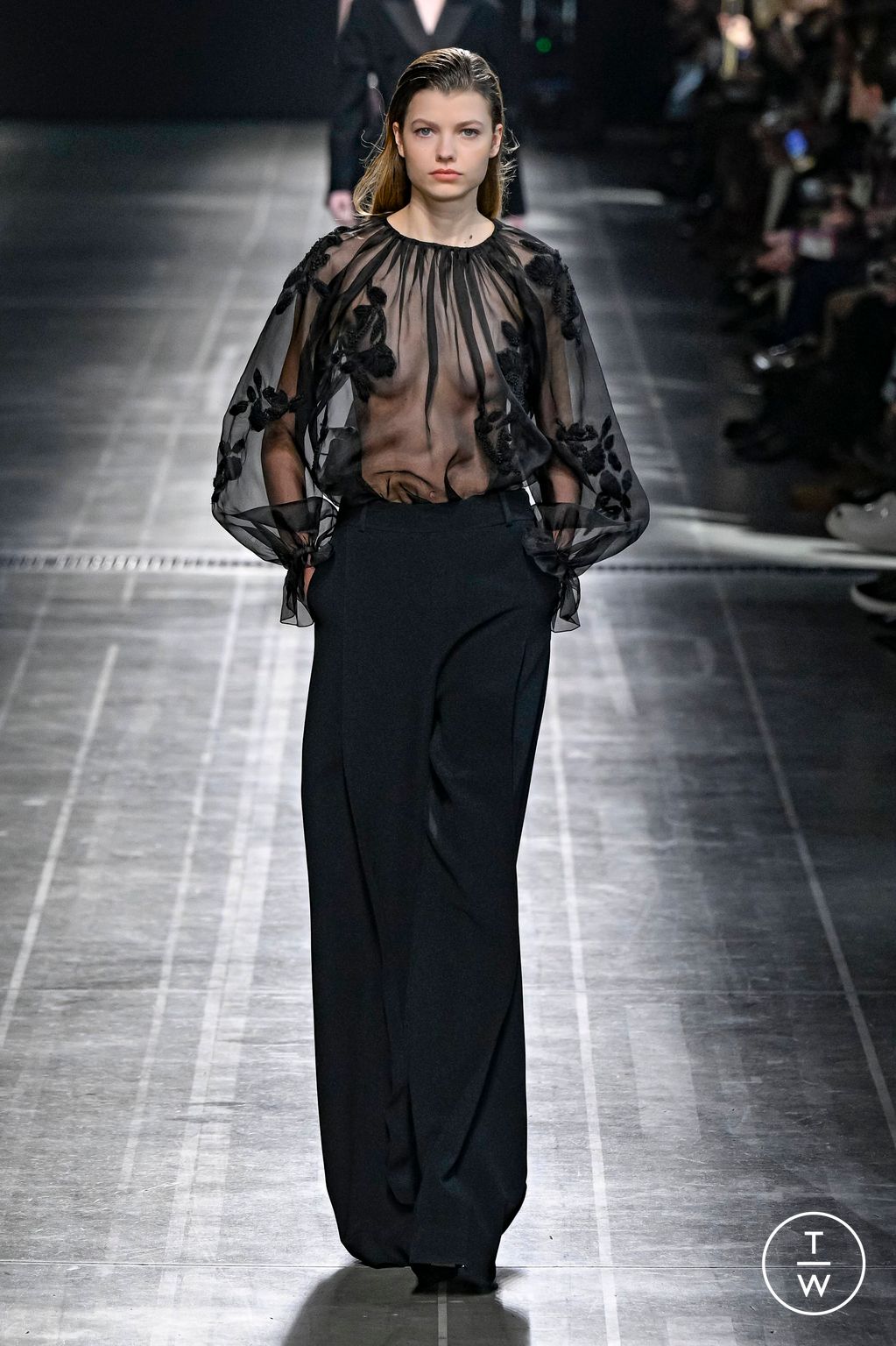 Fashion Week Milan Fall/Winter 2024 look 49 from the Ermanno Scervino collection womenswear