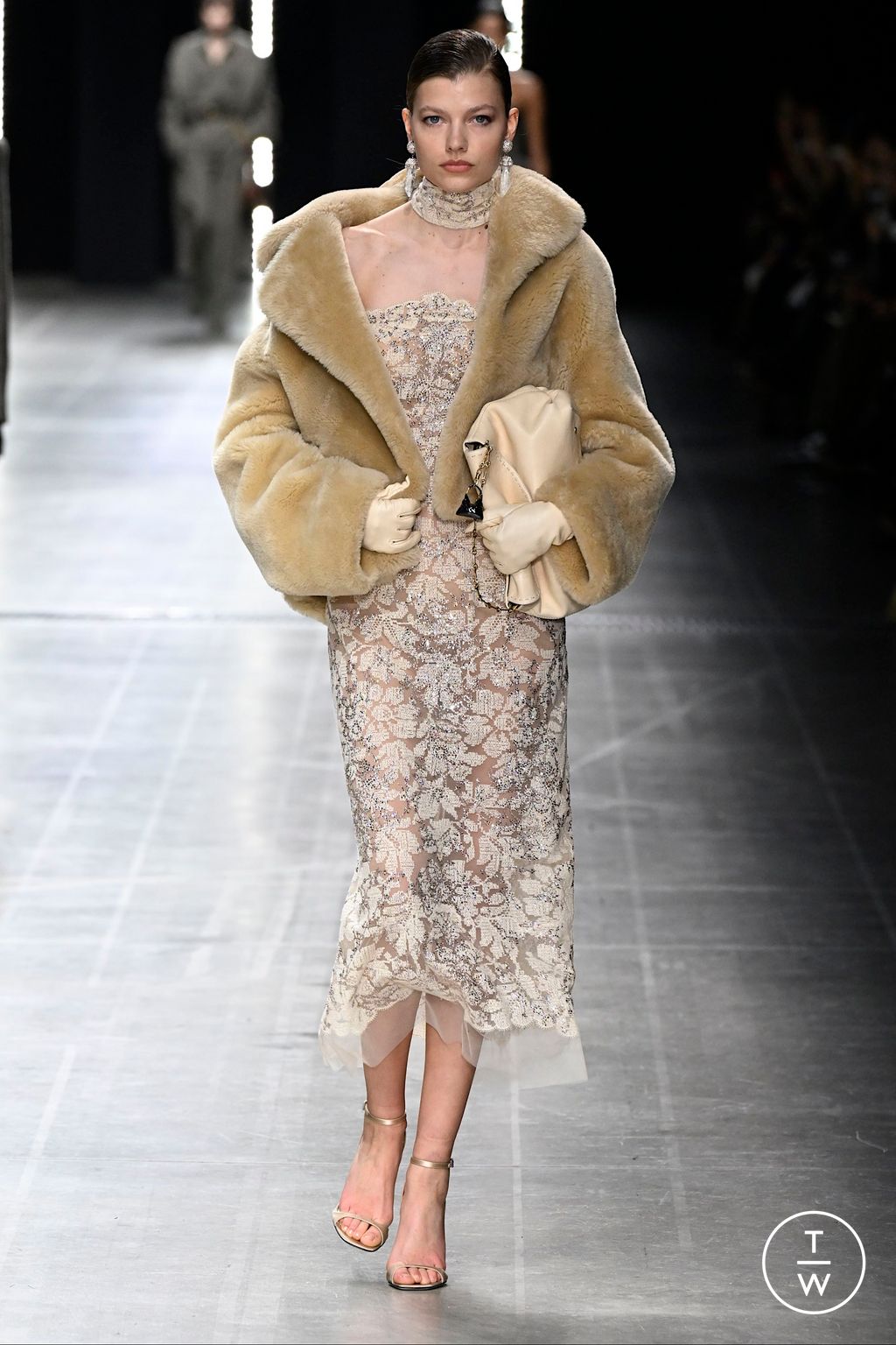 Fashion Week Milan Fall/Winter 2025 look 2 from the Ermanno Scervino collection womenswear