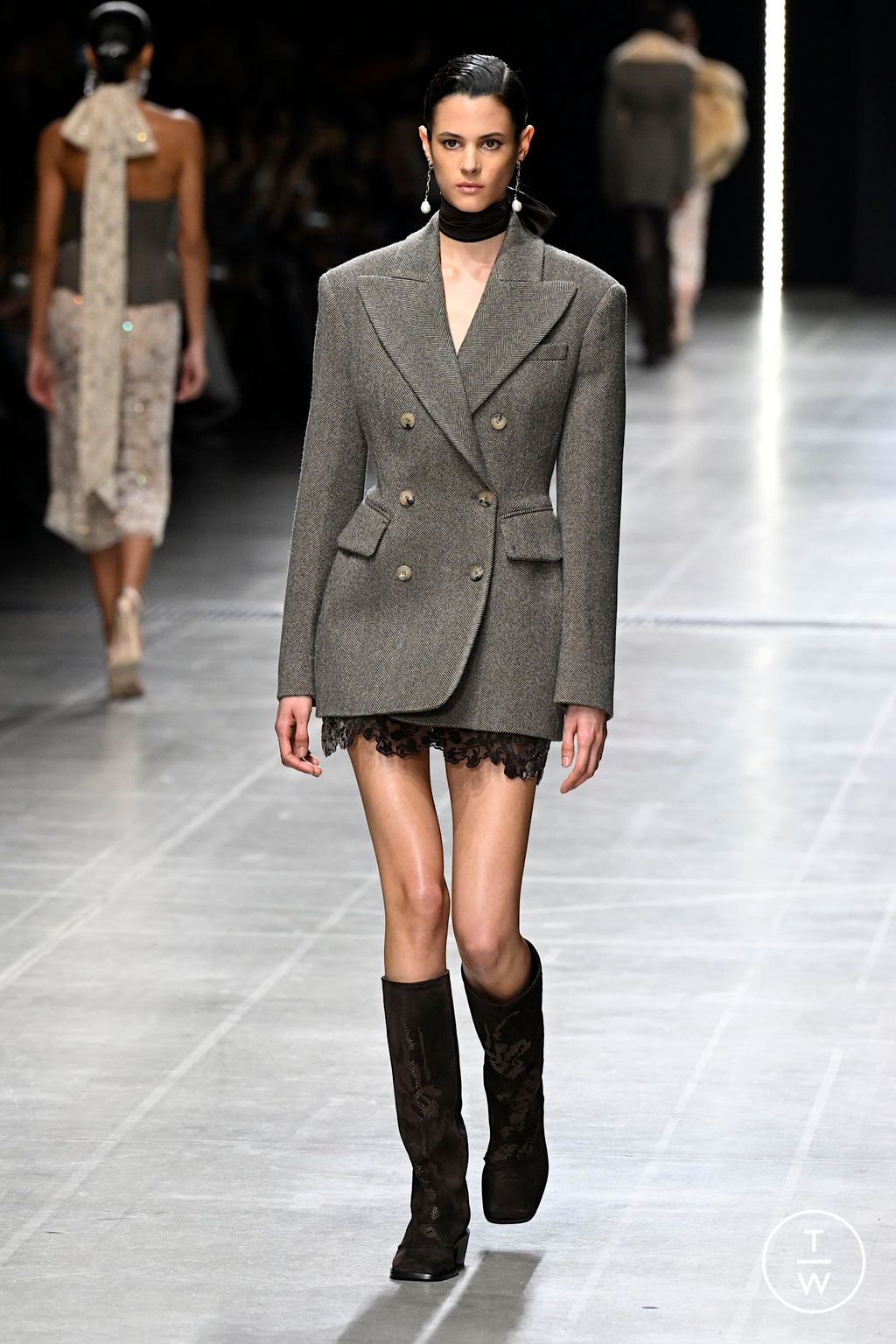 Fashion Week Milan Fall/Winter 2025 look 7 from the Ermanno Scervino collection womenswear