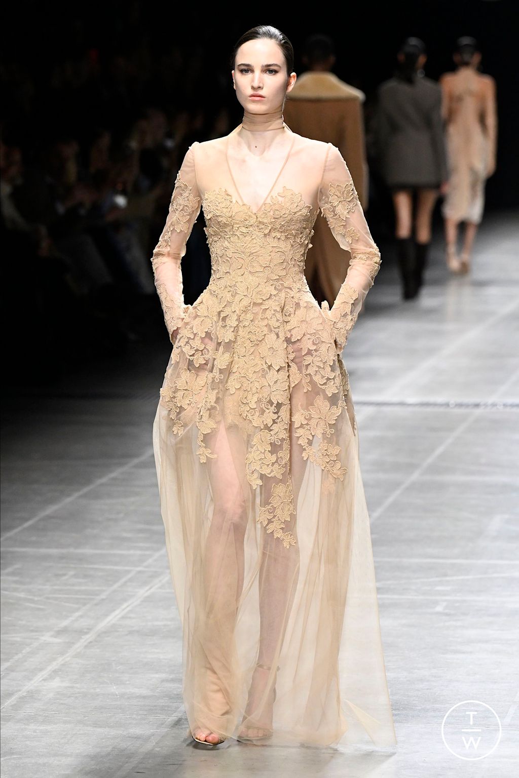 Fashion Week Milan Fall/Winter 2025 look 11 from the Ermanno Scervino collection womenswear