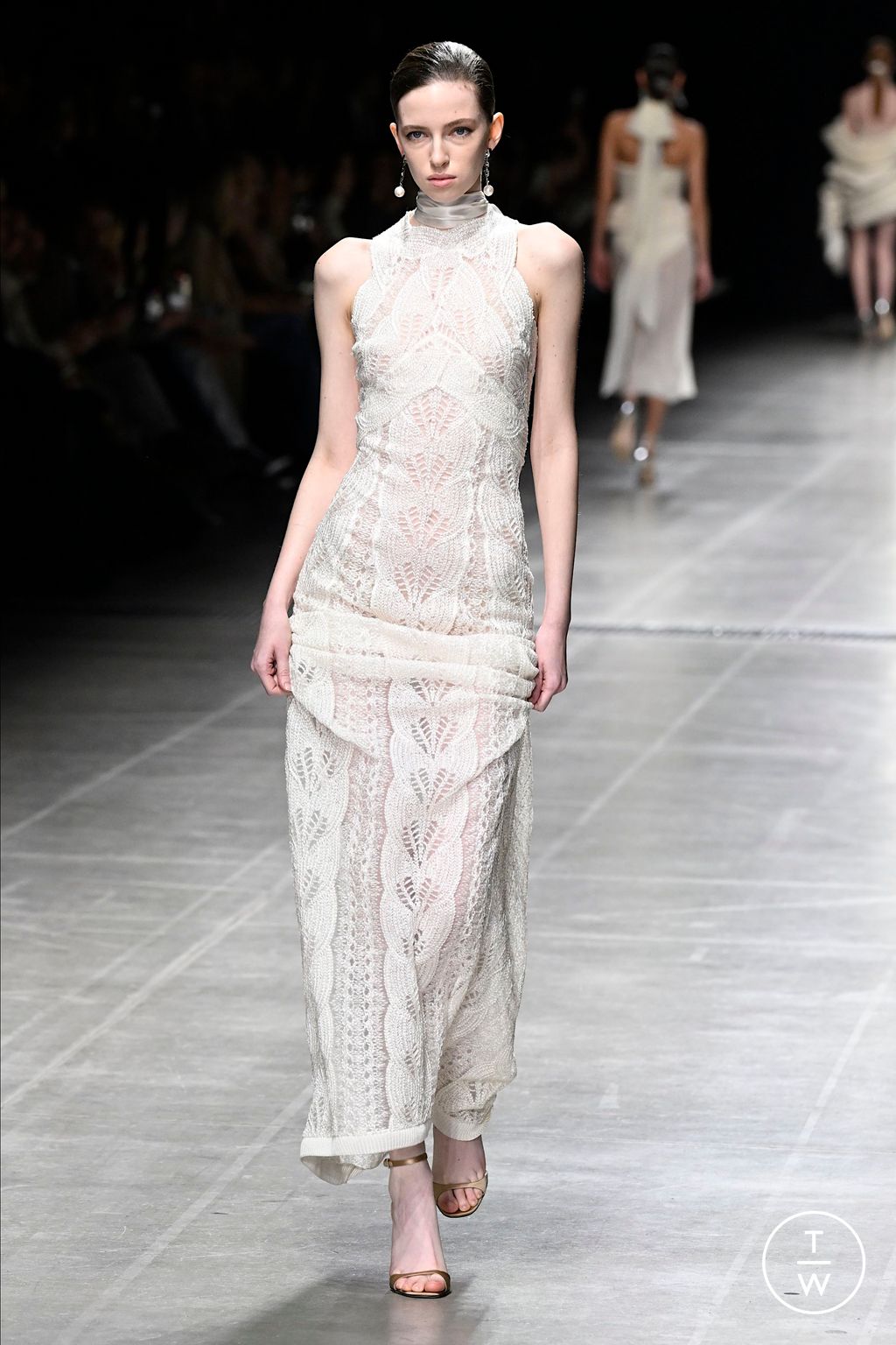 Fashion Week Milan Fall/Winter 2025 look 24 from the Ermanno Scervino collection womenswear