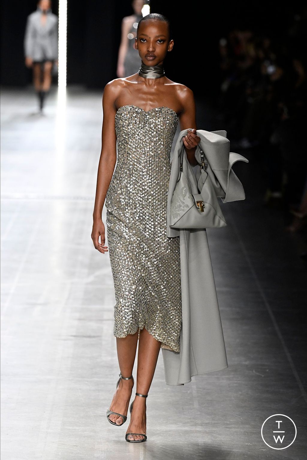 Fashion Week Milan Fall/Winter 2025 look 27 from the Ermanno Scervino collection womenswear