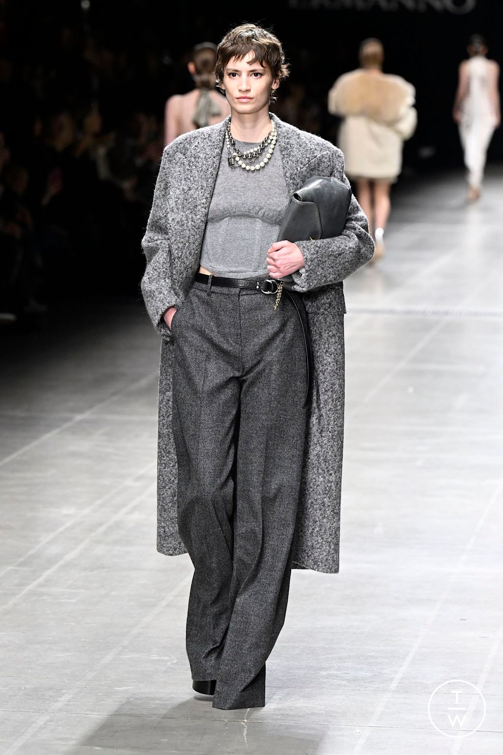 Fashion Week Milan Fall/Winter 2025 look 28 from the Ermanno Scervino collection womenswear