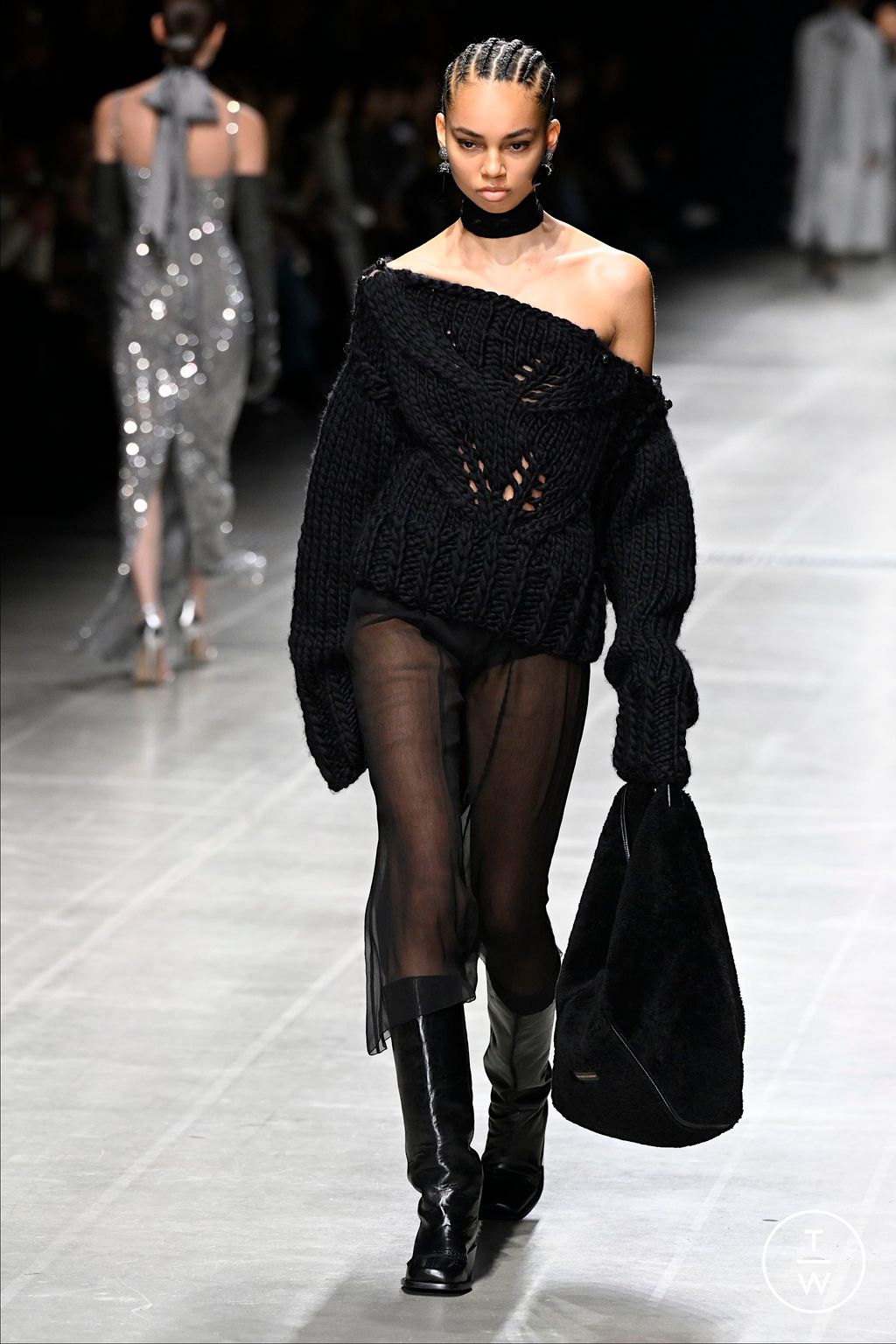 Fashion Week Milan Fall/Winter 2025 look 36 de la collection Ermanno Scervino womenswear