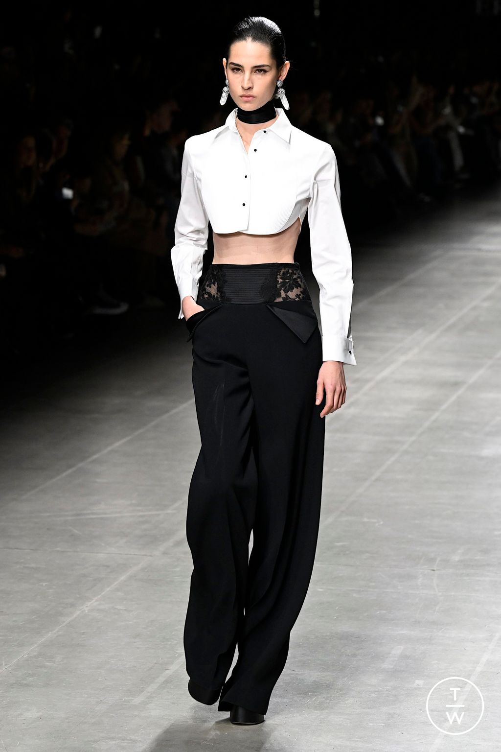 Fashion Week Milan Fall/Winter 2025 look 53 from the Ermanno Scervino collection womenswear