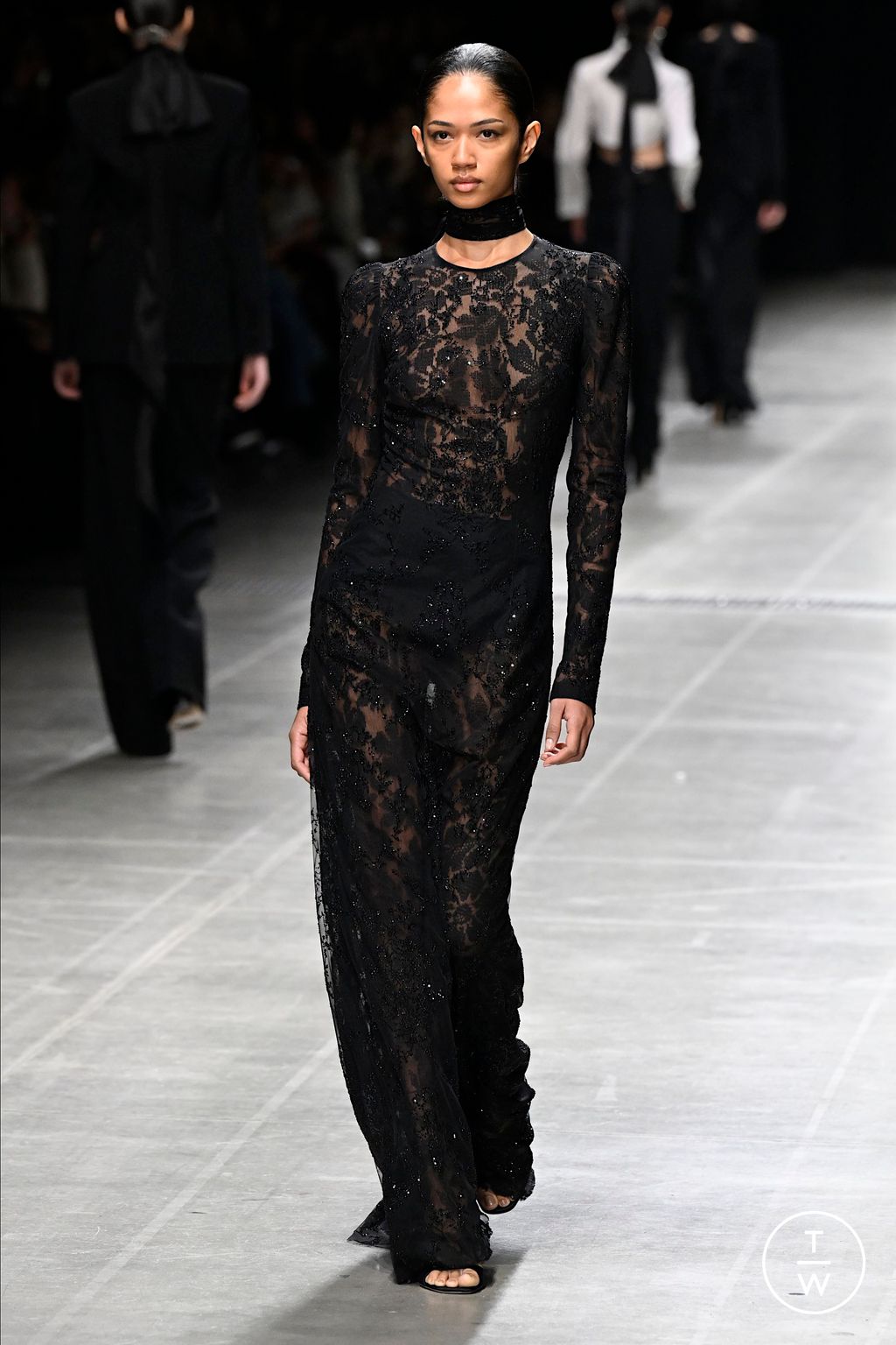 Fashion Week Milan Fall/Winter 2025 look 55 de la collection Ermanno Scervino womenswear