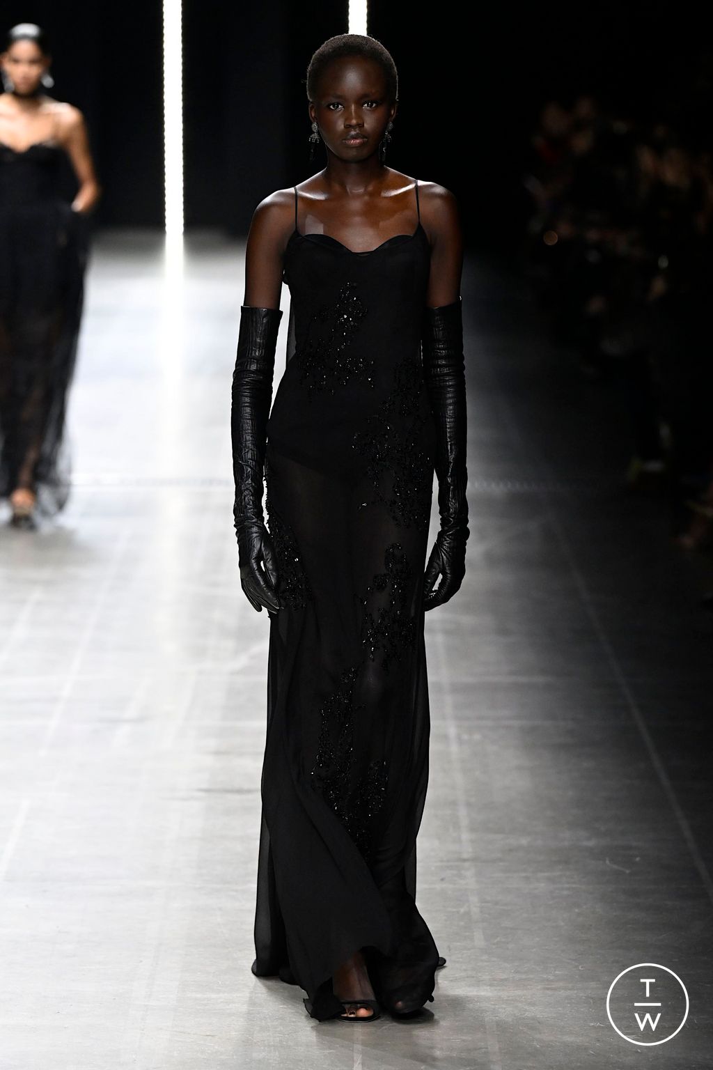 Fashion Week Milan Fall/Winter 2025 look 57 from the Ermanno Scervino collection womenswear