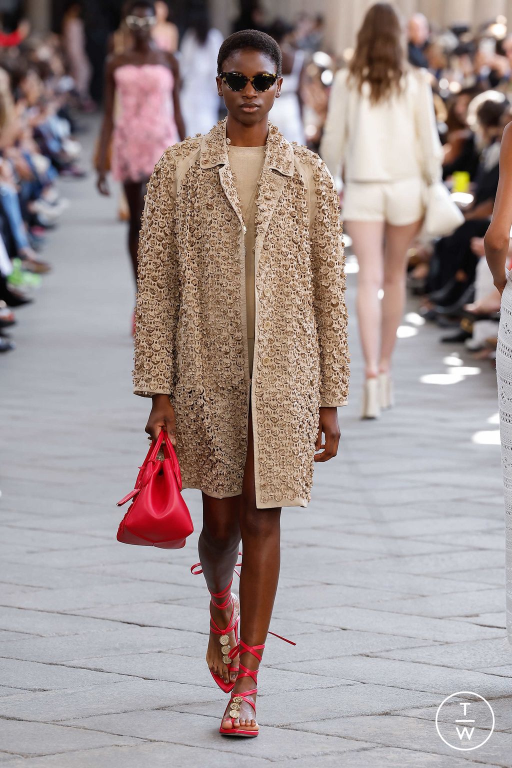Fashion Week Milan Spring/Summer 2024 look 10 from the Ermanno Scervino collection womenswear
