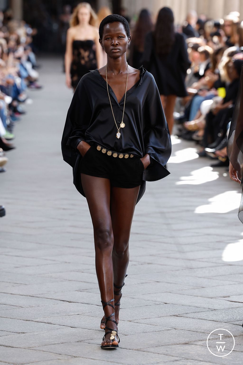 Fashion Week Milan Spring/Summer 2024 look 54 from the Ermanno Scervino collection womenswear