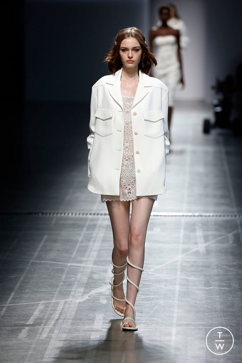 Fashion Week Milan Spring/Summer 2025 look 1 from the Ermanno Scervino collection womenswear