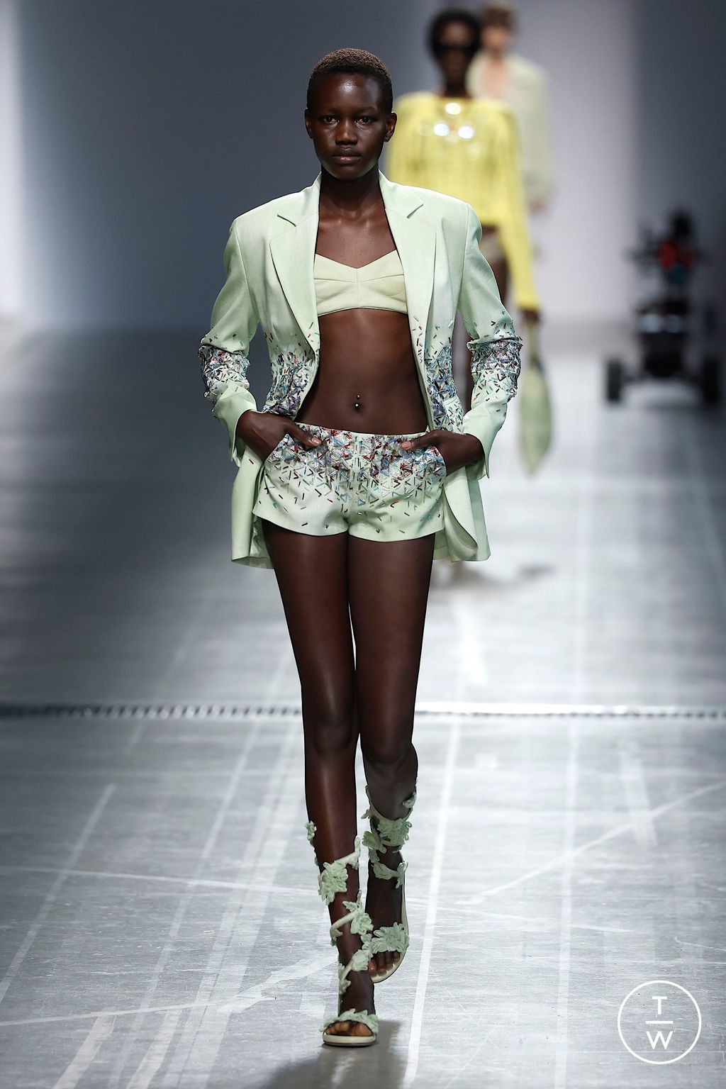 Fashion Week Milan Spring/Summer 2025 look 28 from the Ermanno Scervino collection womenswear