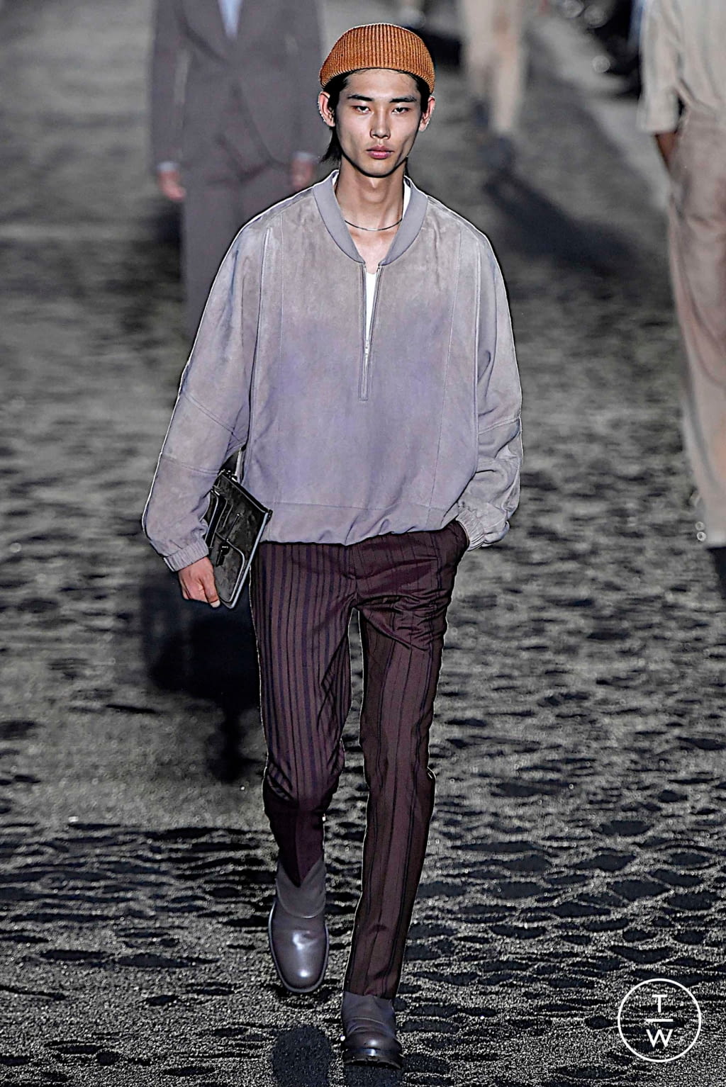 Fashion Week Milan Spring/Summer 2020 look 7 from the ZEGNA collection 男装