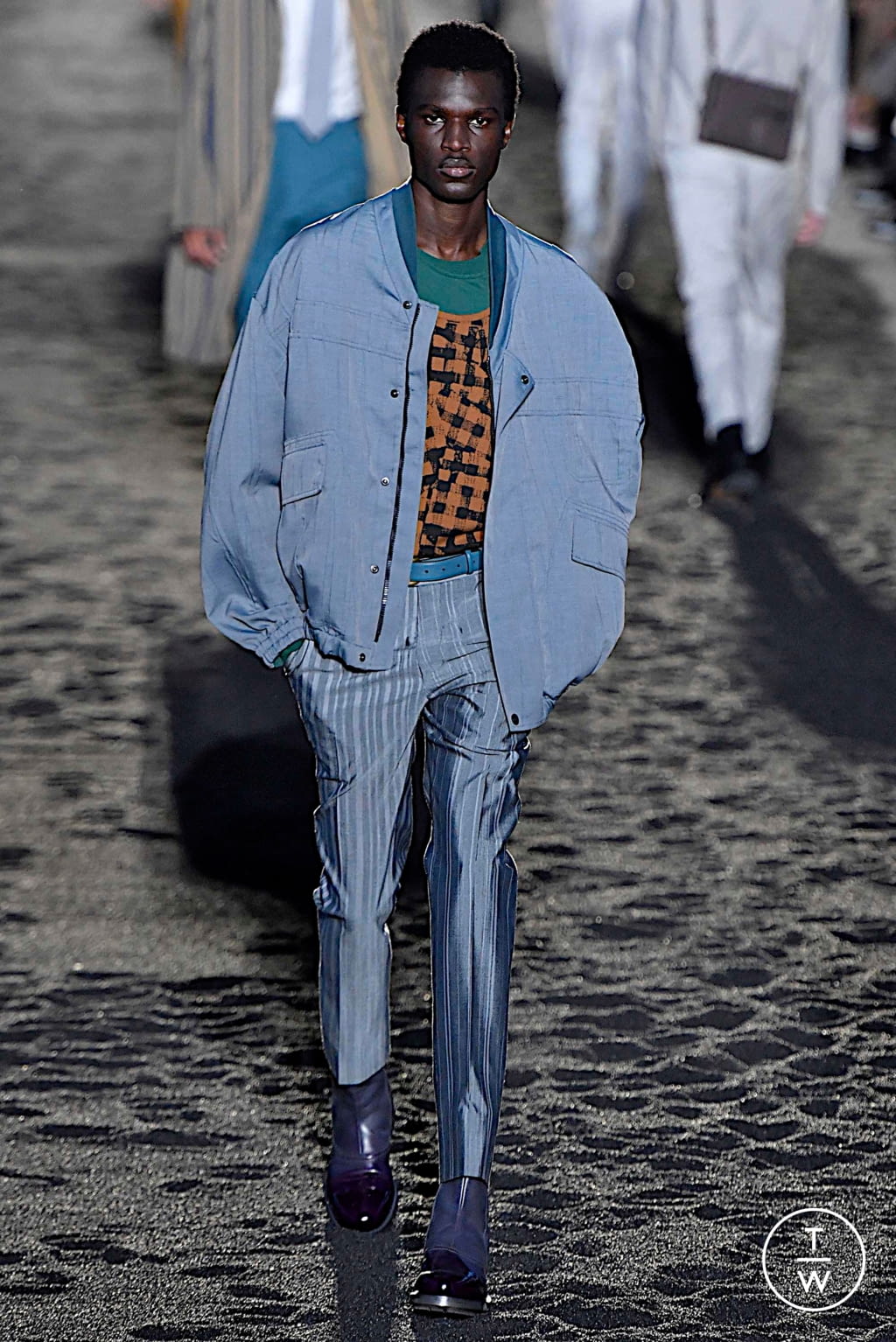 Fashion Week Milan Spring/Summer 2020 look 23 from the ZEGNA collection 男装