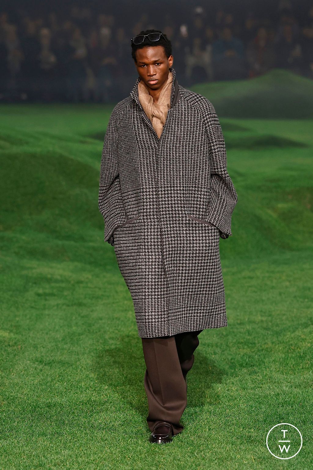 Fashion Week Milan Fall/Winter 2025 look 3 de la collection ZEGNA menswear