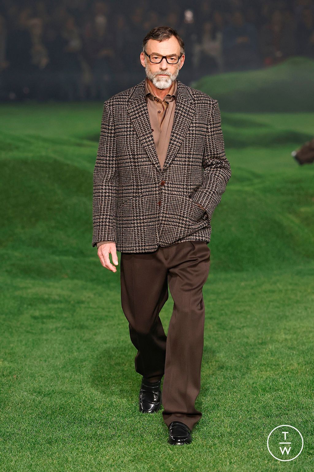 Fashion Week Milan Fall/Winter 2025 look 4 de la collection ZEGNA menswear