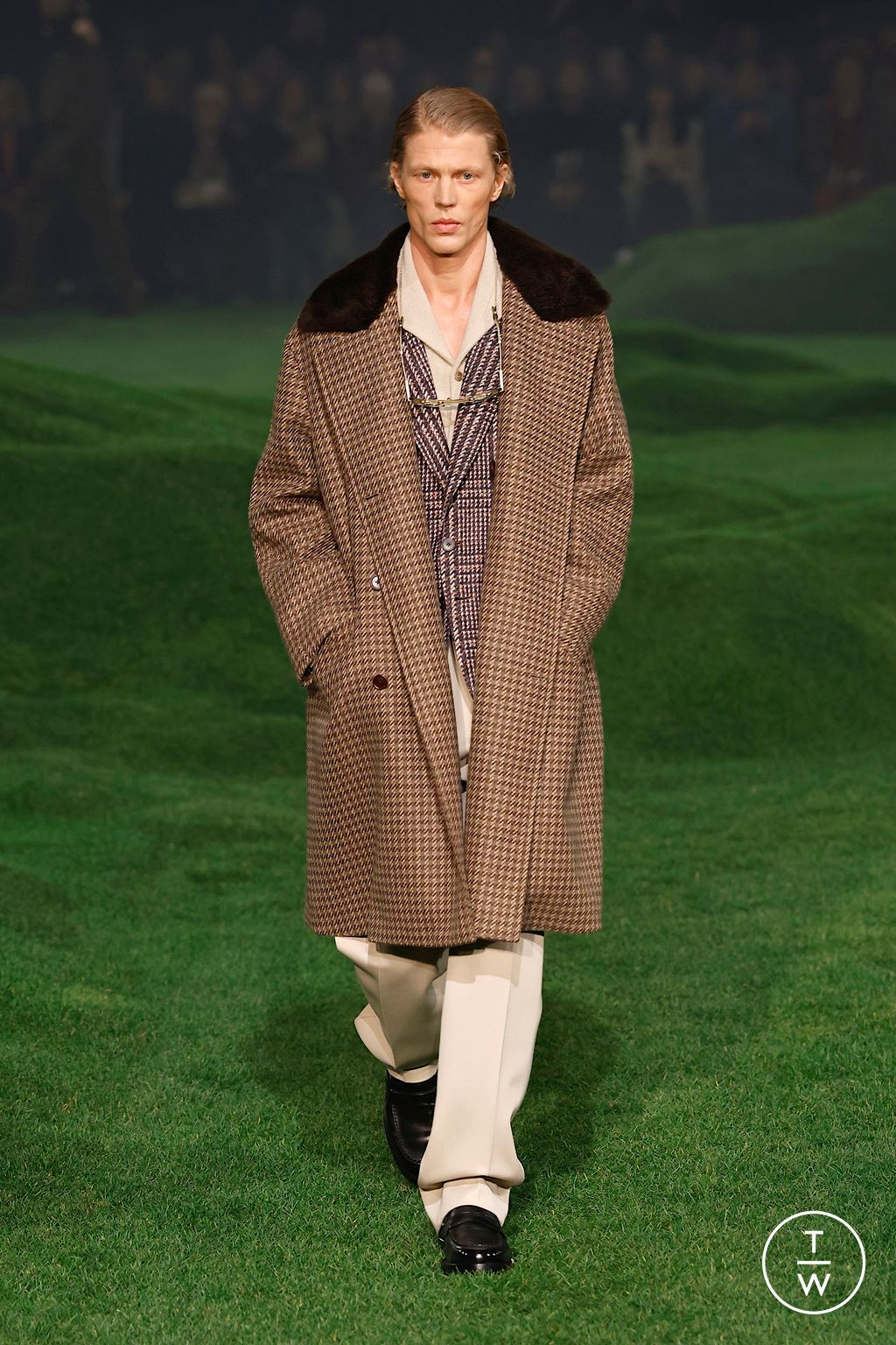 Fashion Week Milan Fall/Winter 2025 look 9 de la collection ZEGNA menswear
