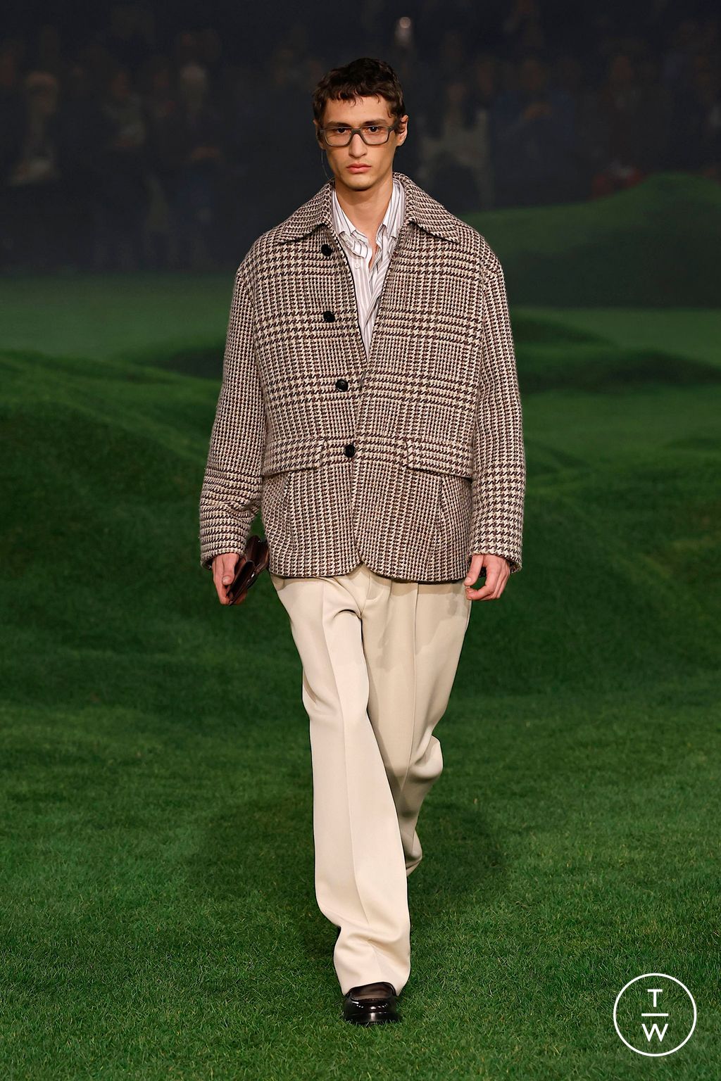 Fashion Week Milan Fall/Winter 2025 look 10 de la collection ZEGNA menswear