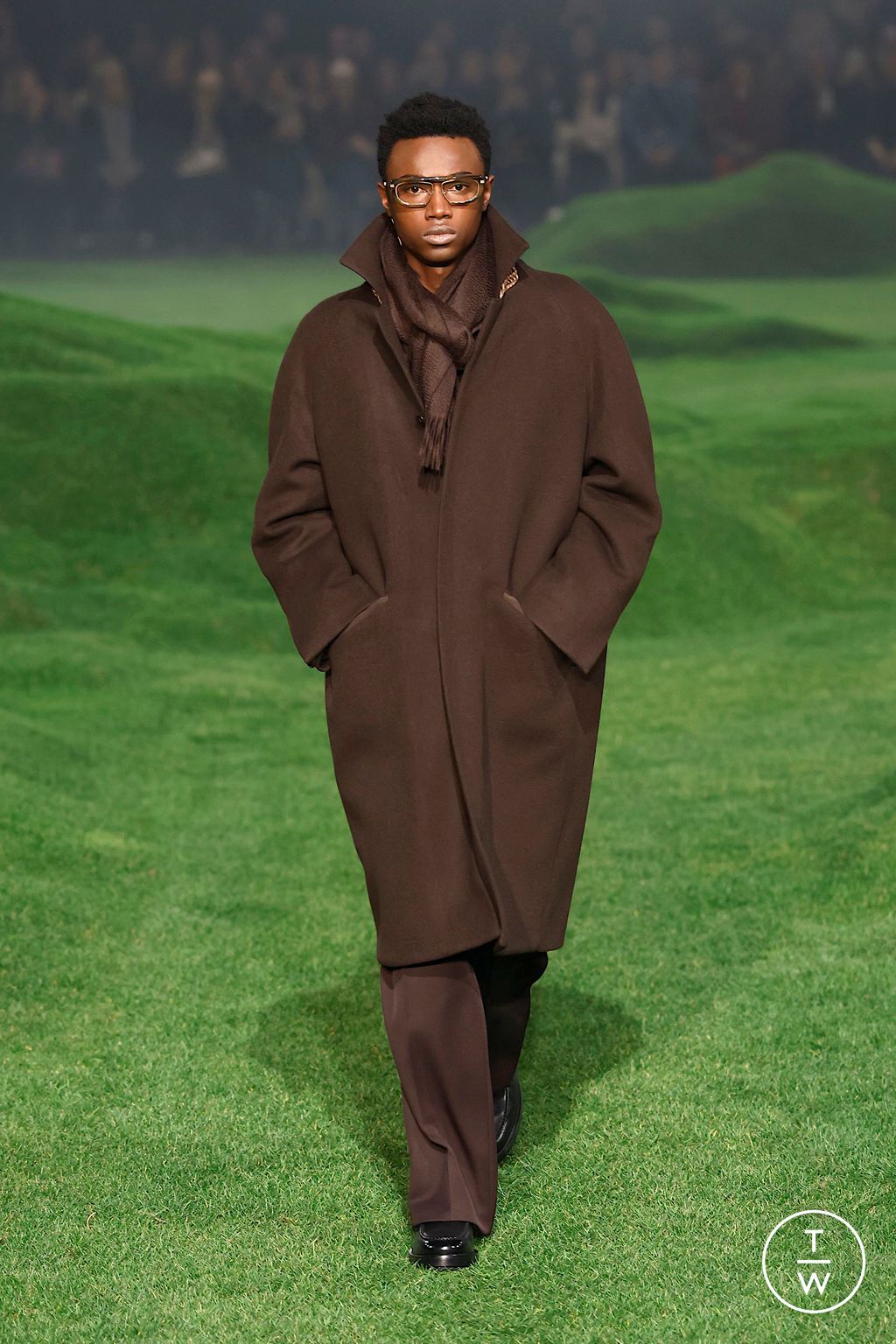 Fashion Week Milan Fall/Winter 2025 look 13 from the ZEGNA collection menswear