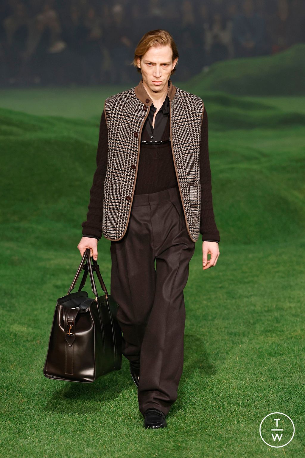 Fashion Week Milan Fall/Winter 2025 look 15 from the ZEGNA collection menswear