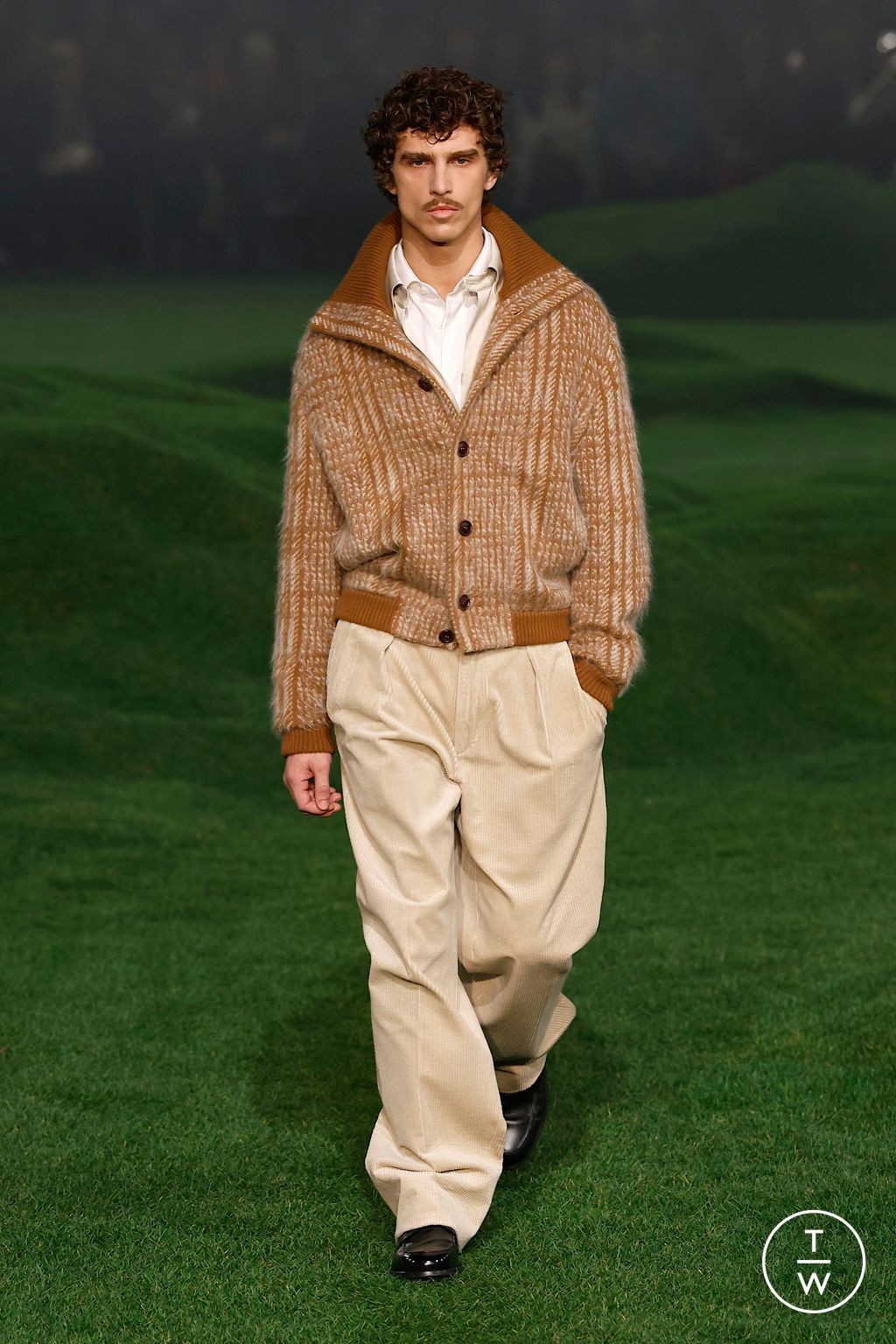 Fashion Week Milan Fall/Winter 2025 look 22 de la collection ZEGNA menswear