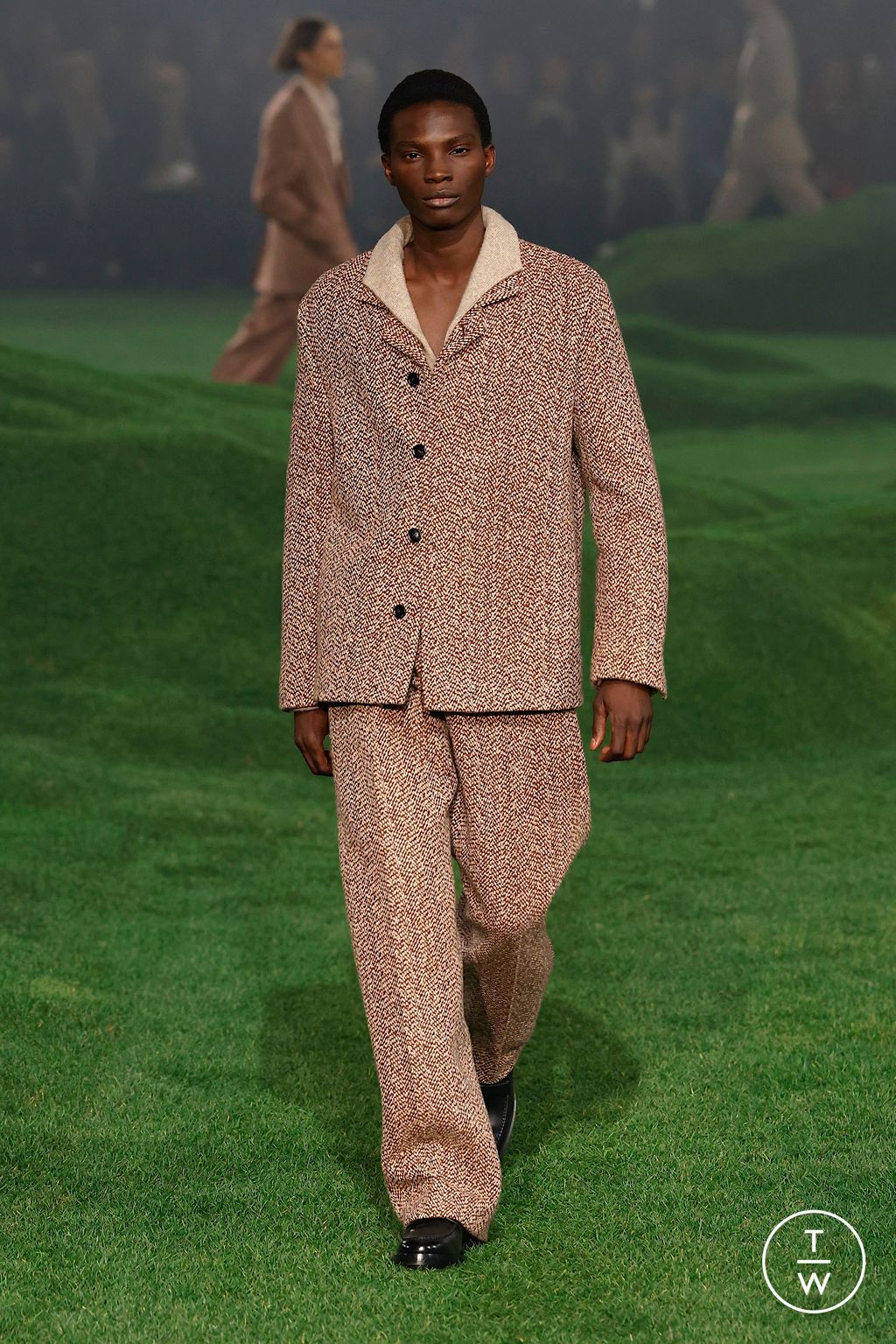 Fashion Week Milan Fall/Winter 2025 look 23 de la collection ZEGNA menswear