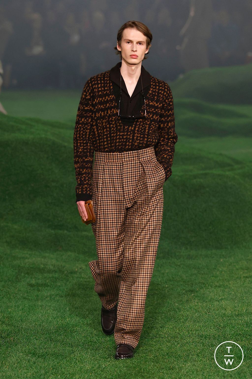 Fashion Week Milan Fall/Winter 2025 look 26 from the ZEGNA collection menswear