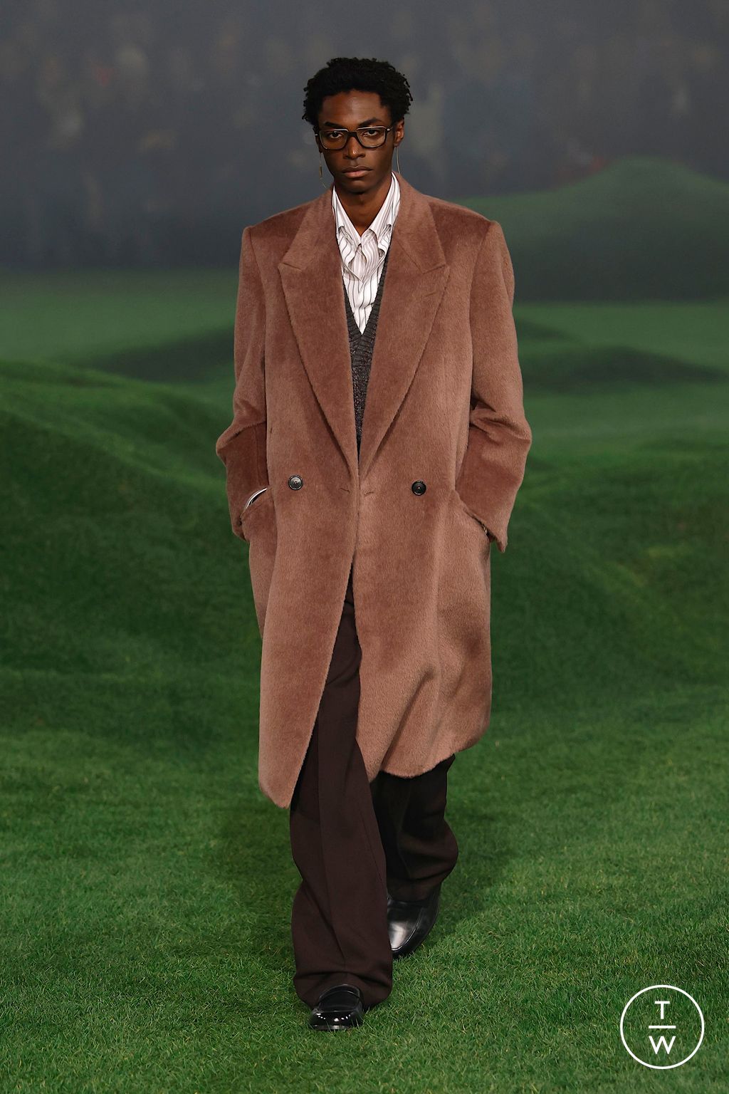 Fashion Week Milan Fall/Winter 2025 look 29 from the ZEGNA collection menswear